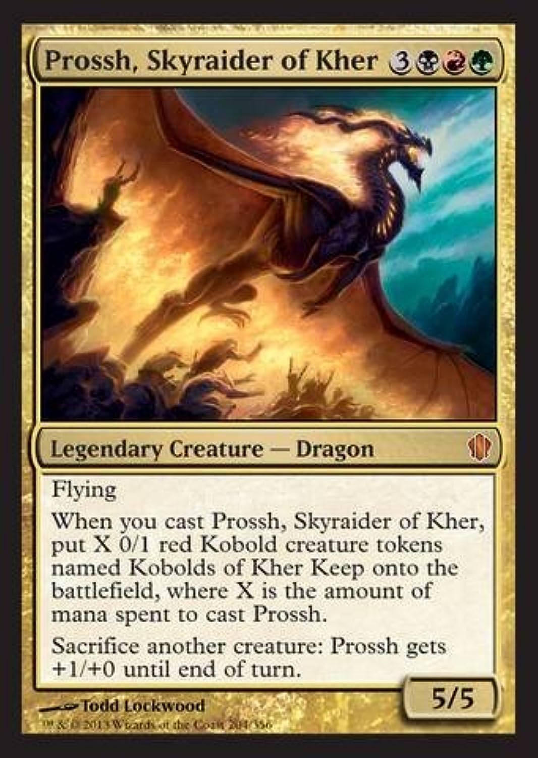 Amazon.com: Magic The Gathering - Prossh, Skyraider of Kher (204/249)