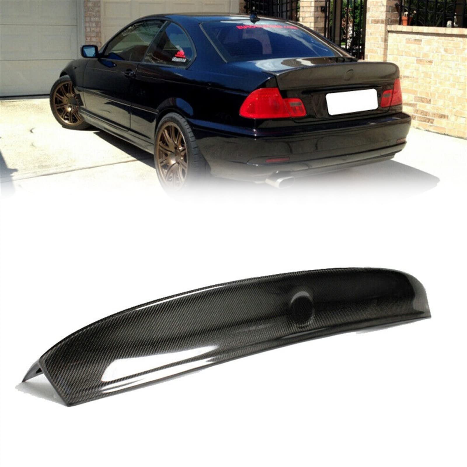 Aileron de coffre carbone pour BMW E46 : le look trackday pour vos sorties