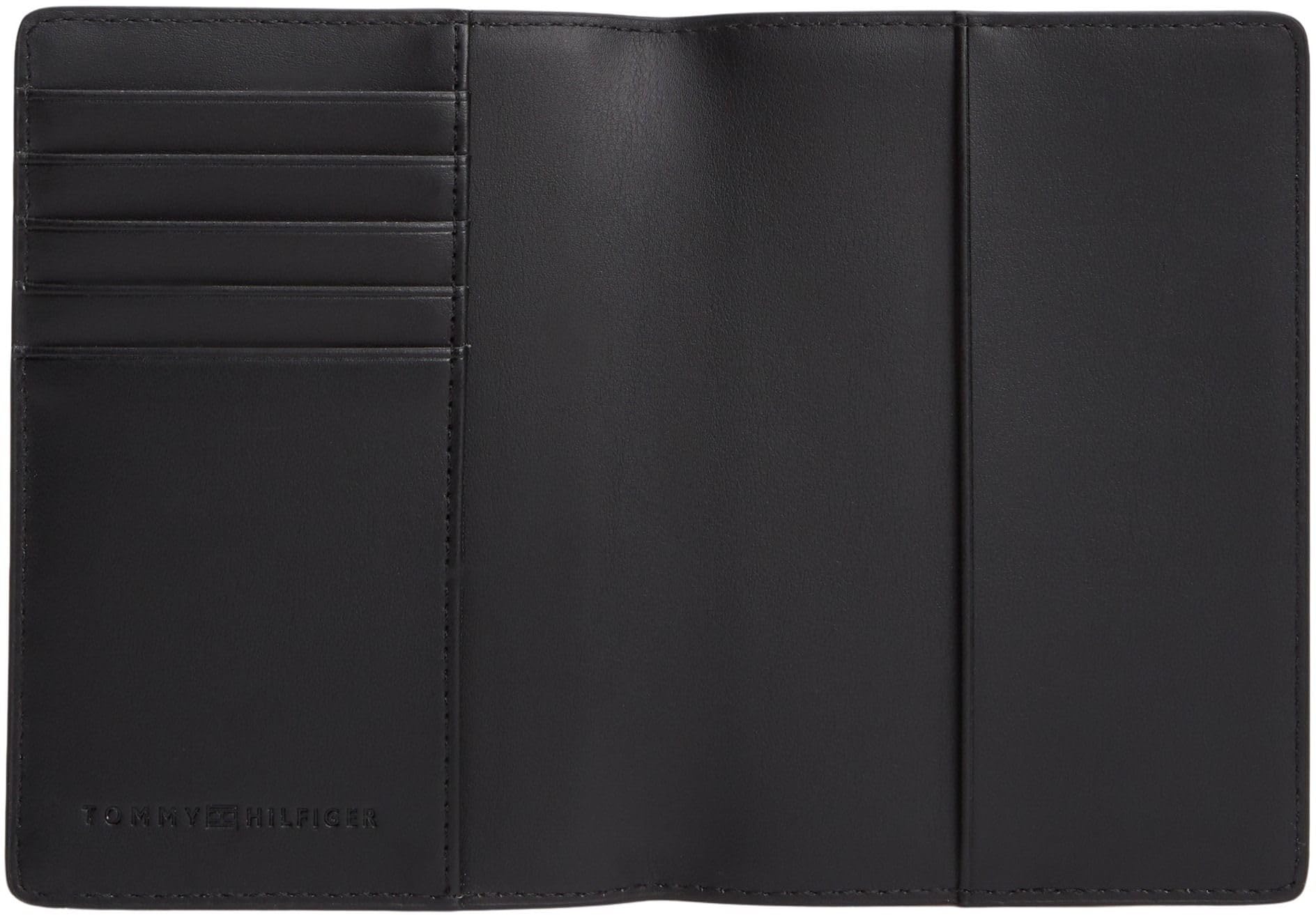 Tommy Hilfiger Porte-Passeport Th Icon Mono AW0AW18501 pour Femme, Autres Petits Accessoires, Noir (Noir), Taille Unique
