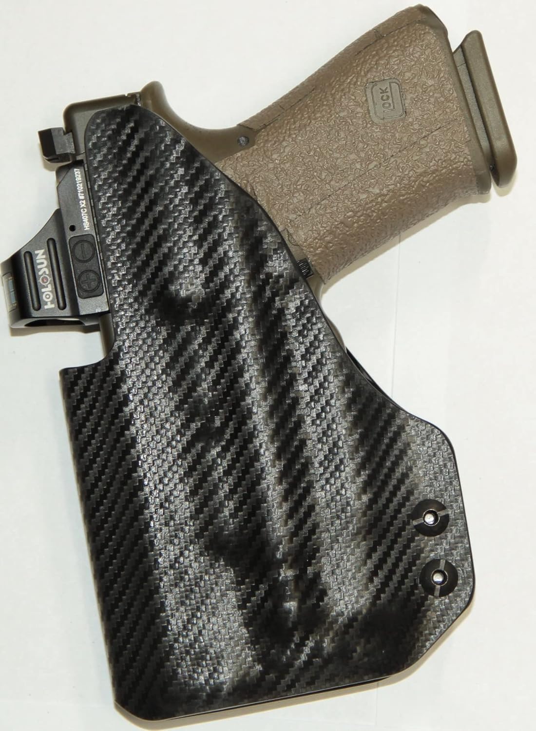 REVKEL Custom Kydex Molded IWB Holster Compatible with Sig Sauer P365 with Crimson Trace LG-422. Black Right Hand Draw. Hand Crafted in The USA.