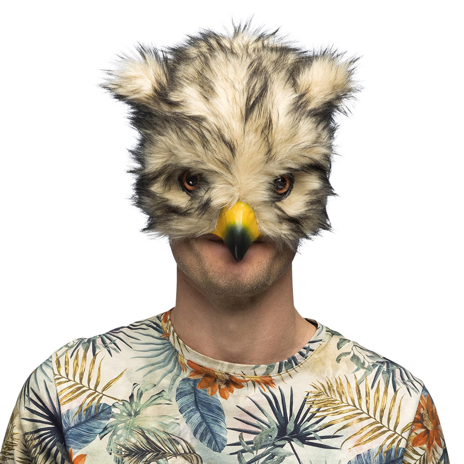 Boland - Plush Animal Mask for Adults, Realistic Half Mask for Carnival, Theme Party or Animal Cosplay Event