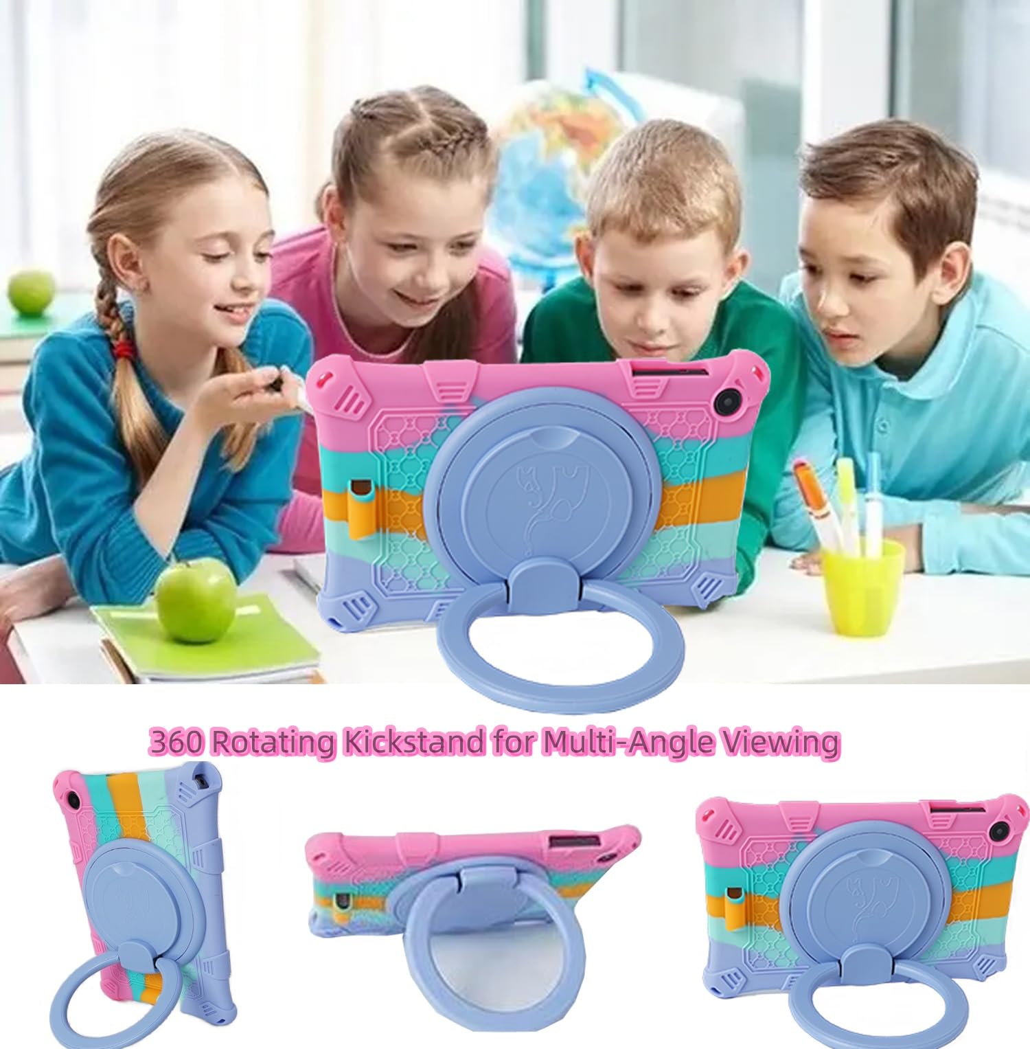 Funda De Cuero PU Con Soporte Giratorio De 360 Grados Para Tableta, Funda Para Honor Pad 9, 12,1
