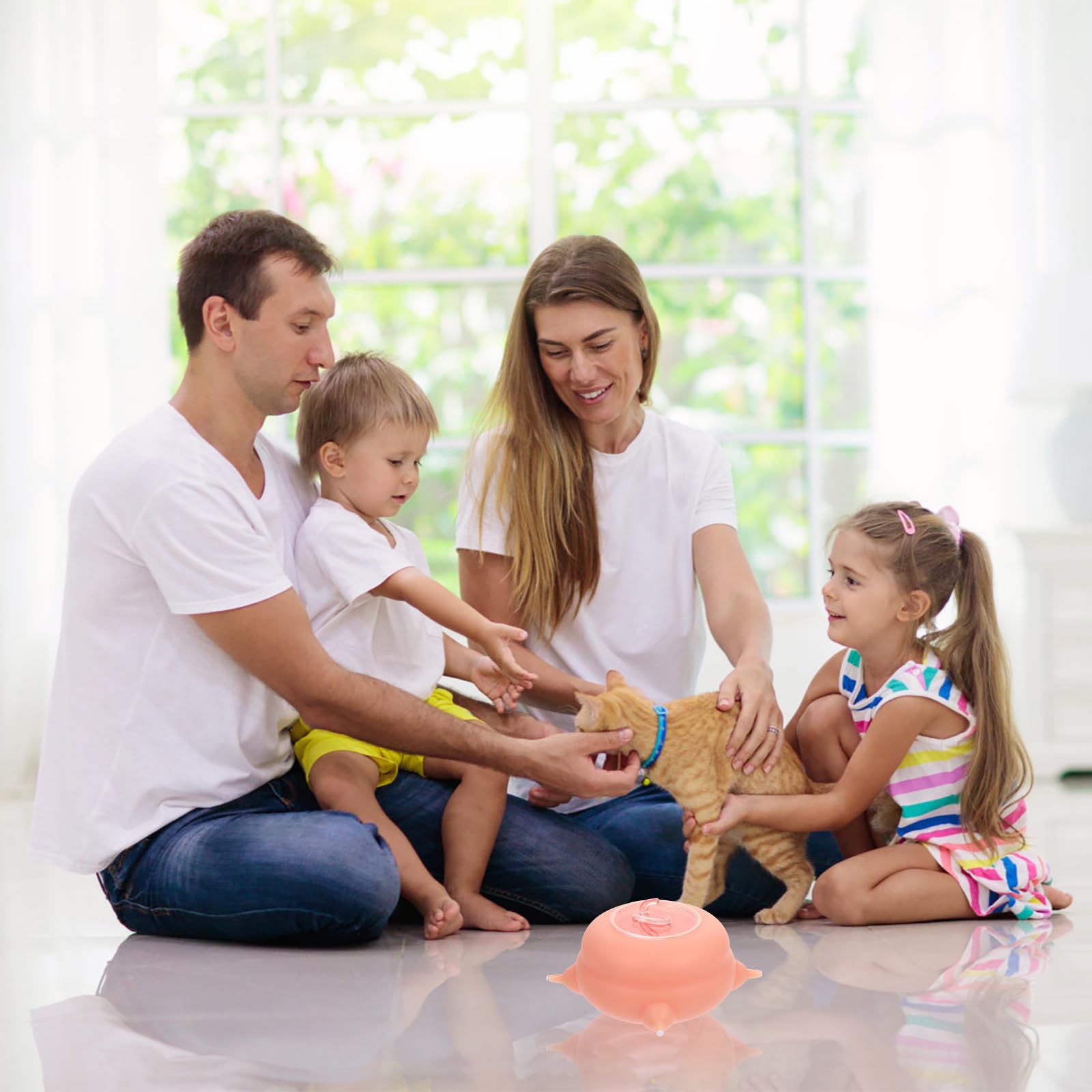Comedero Buena Elasticidad y Resistencia de Silicona para Cachorros Accesorio Adecuado para Alimentar Mascotas Pequeñas en Casa