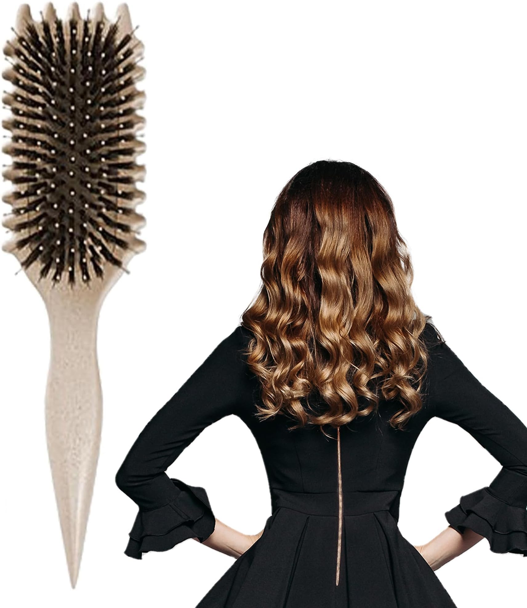 Generic Curl Defining Brush,Achieve Perfectly Defined Curls, Ideal For Curly Hair,The Essential Tool For Shaping and Styling Your Curls