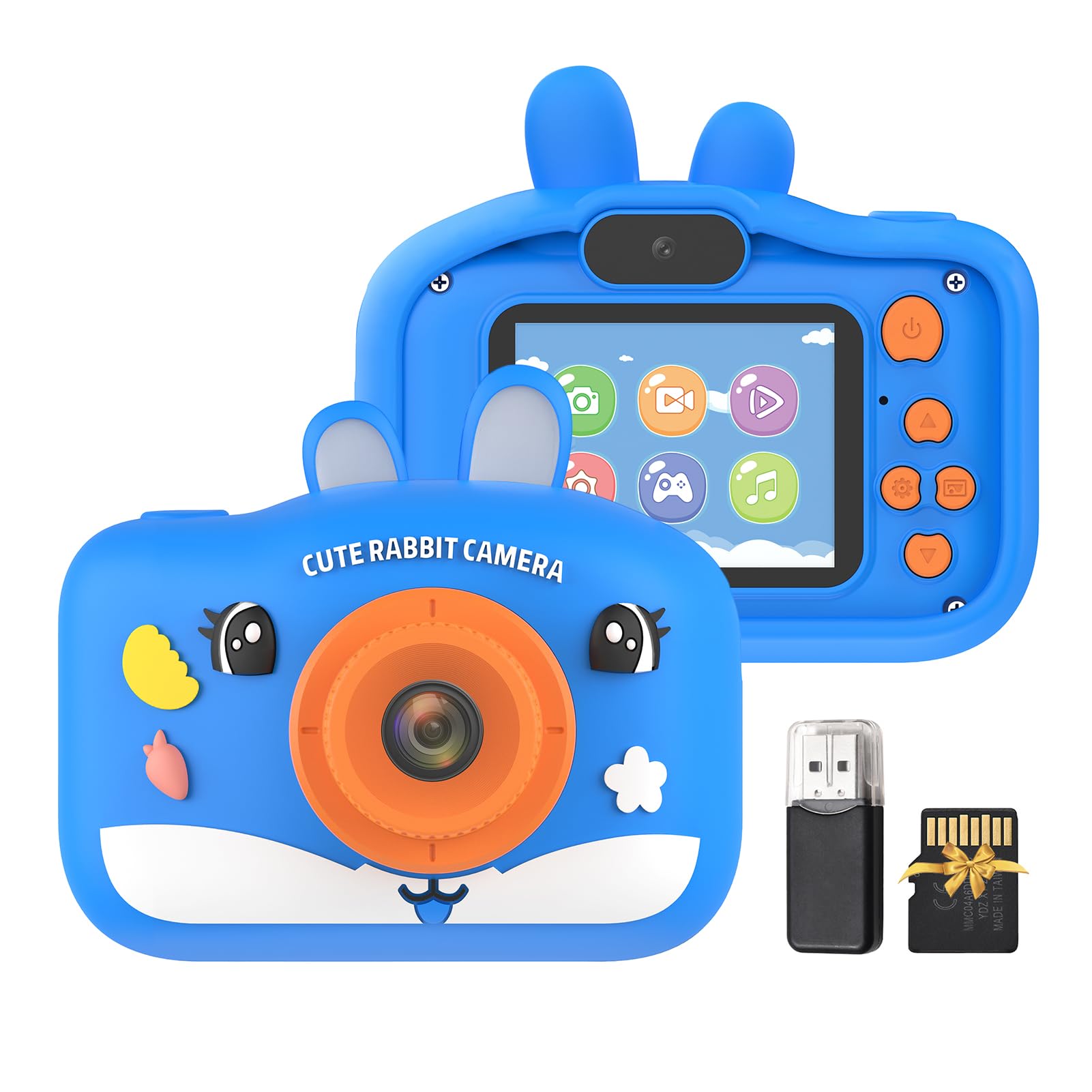 Andoer Kids Photo Camera with 32GB Card, 1080P HD Selfie Video Photo Camera for Kids, 2.0