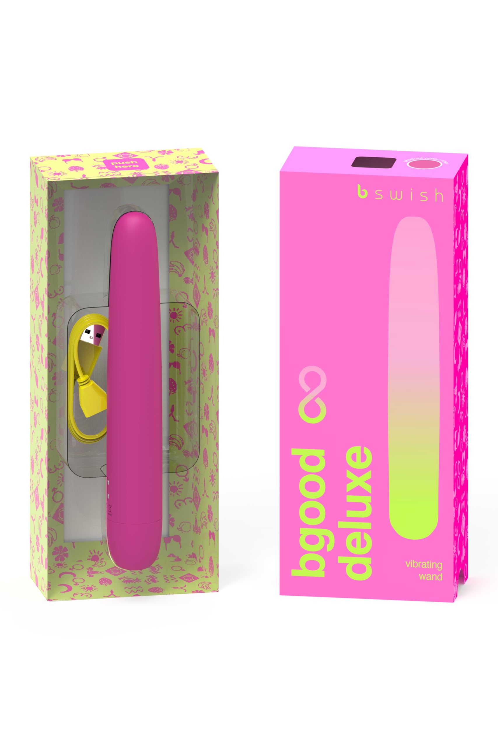 B SWISH - BGOOD Infinite Deluxe Silicone Rechargeable Vibrator Rose, 4897106300419