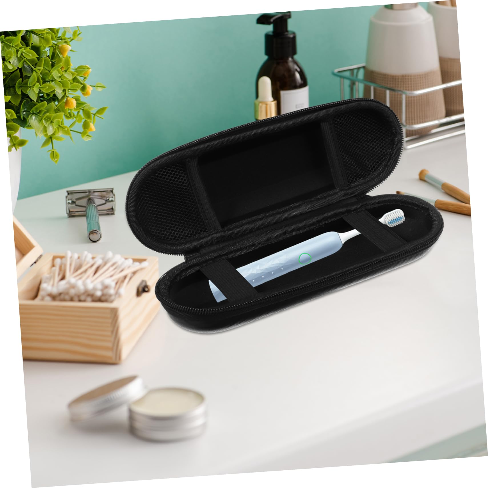 Beaupretty 5piezas Estuche De para Cepillo De Dientes Eléctrico Bolsa De Almacenamiento Prueba De Capacidad Suficiente para Cepillos De Dientes Diseño Práctico y De Sintético