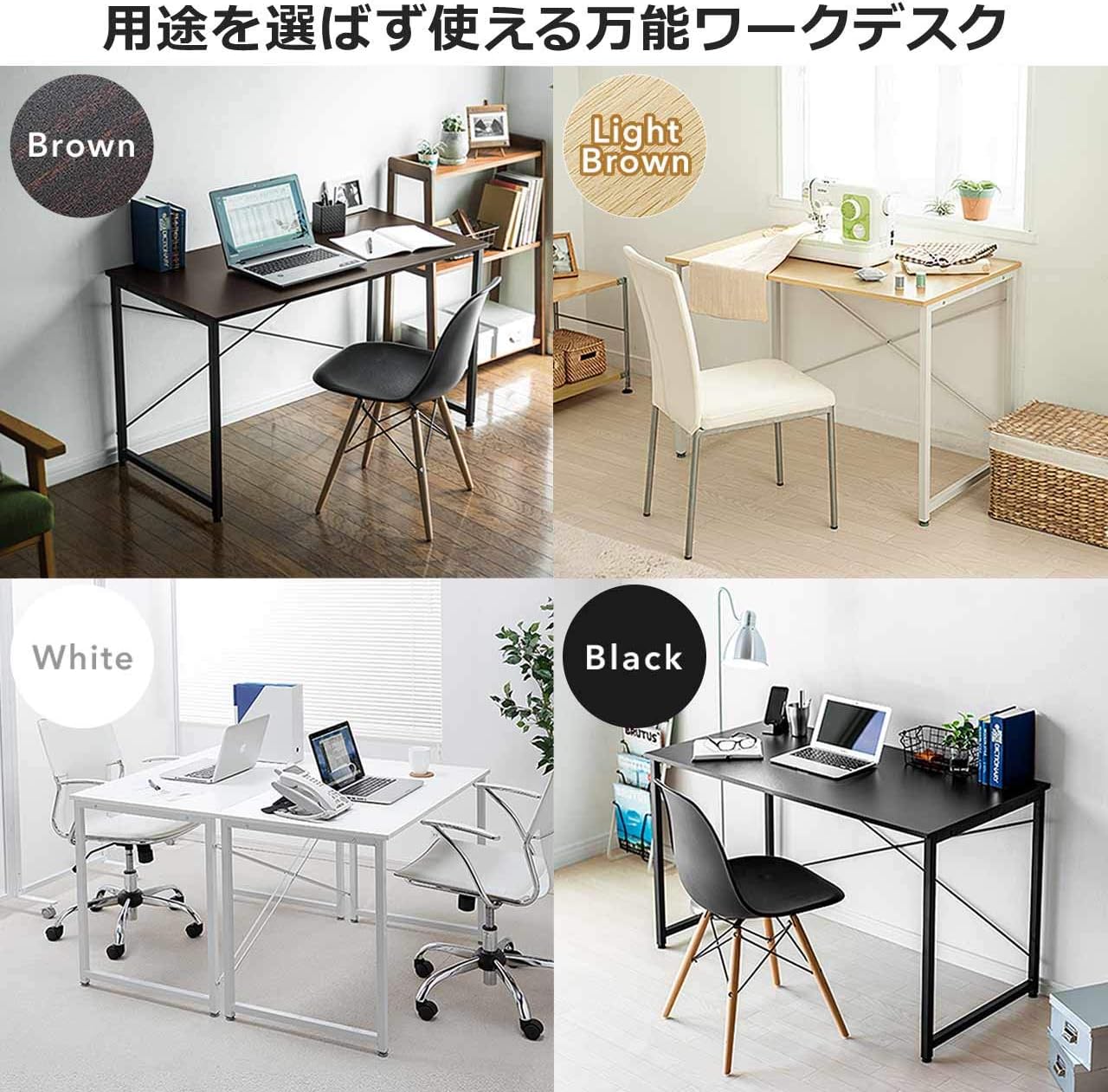 Buy Sanwa Direct 100DESKF004 Computer Desk, Width 47.2 x Depth 23.6