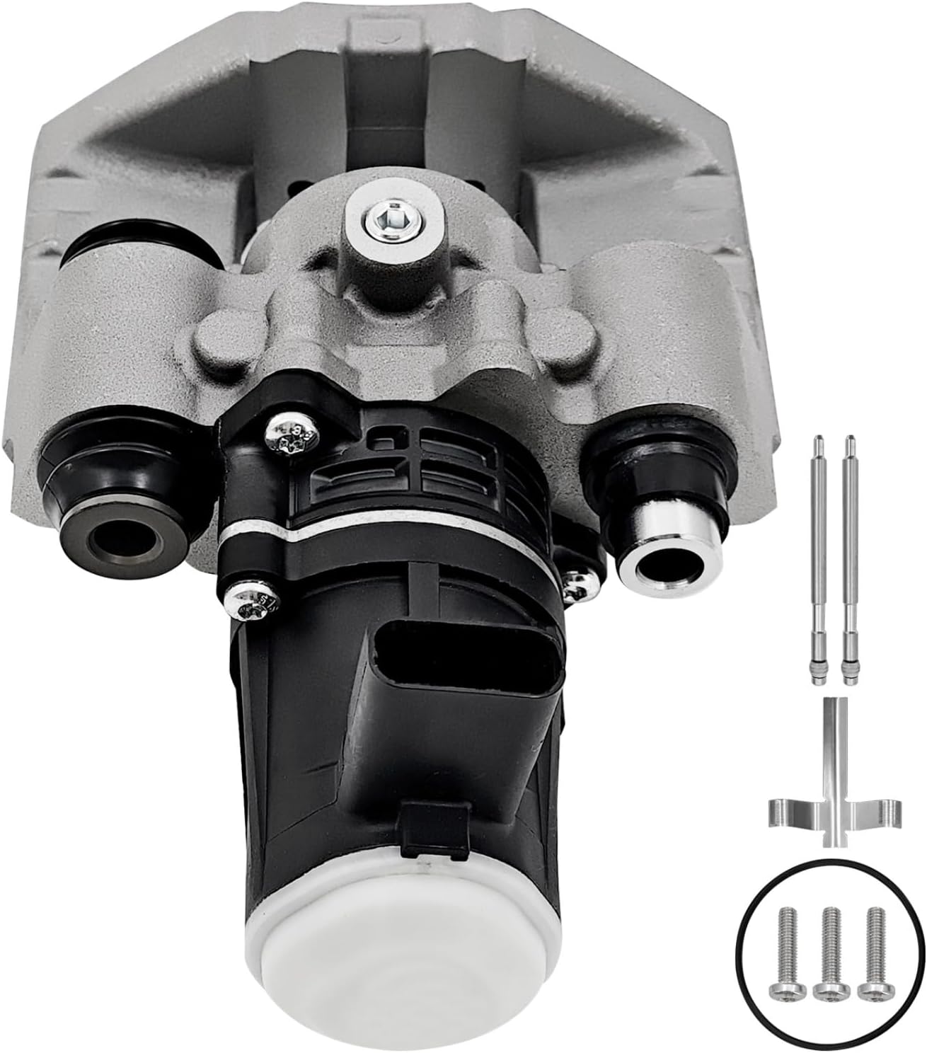 Parking Disc Brake Caliper Assembly Without Bracket Rear Right Passenger Side Compatible with Model X 2016-2020, Compatible with Tesla Model S 2012-2020, Replace #102125000D