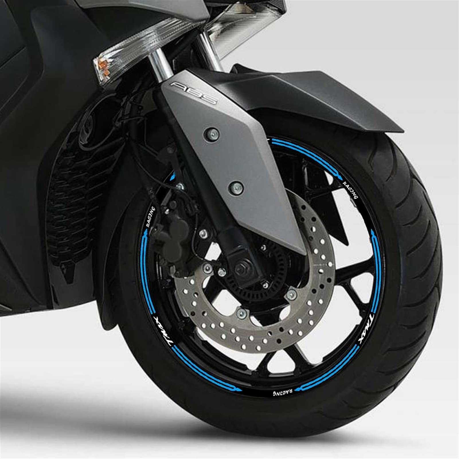 per CRF1100L per Africa-Twin Crf 1100L Adesivo Moto Bordo del Cerchio Strisce Riflettenti Decalcomanie Accessori Decalcomanie Cerchioni (Color : Rosso)