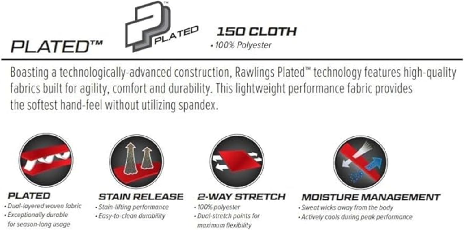 Rawlings | PRO 150 Series Baseball Pants | Knicker Fit | Youth Sizes | Solid | Multiple Colors - Image 5