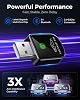 Adaptador Wireless Carplay para iPhone última actualización, receptor Bluetooth pequeño convierte cableado a inalámbrico para Apple Car Play, plug & play, media GPS sin retraso, compatible con autos 2016+ (negro ébano) 5
