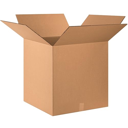 Choice Shipping Supplies Choice Shipping Supplies - Cajas de cartón corrugado de 24 x 24 x 24 pies, color Kraft, paquete de 10 unidades, para
