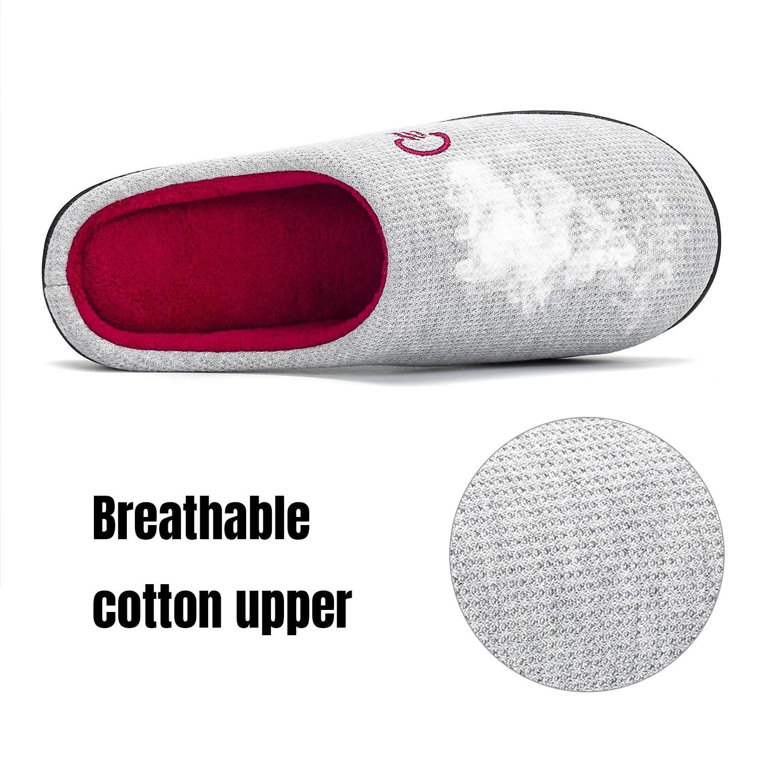 Mishansha Pantofole Uomo in Memory Foam da Donna Pantofole Morbide e Calde per la Casa Taglia 36-47 EU