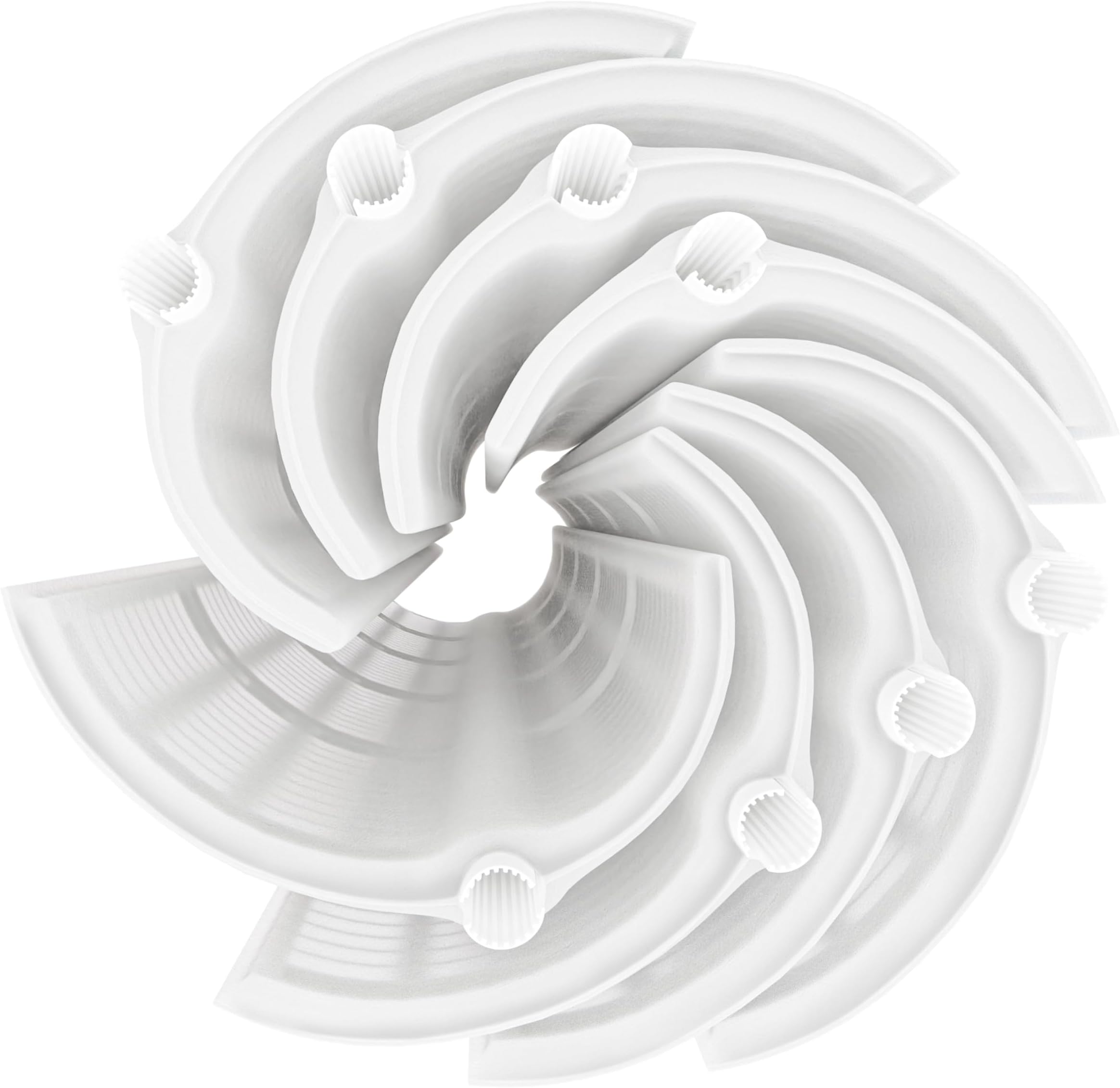 Cryspool® 1005 DE Filter Compatible with FNS Plus 60, 59003000, Jandy DEL/DEV60,DE6020, FS-2005, PFS3060, FC-9550,PG-1905, FG-1005, 7 Full + 1 Partial, 60 Sq.Ft DE Grid, 30 inch Height,1 Set