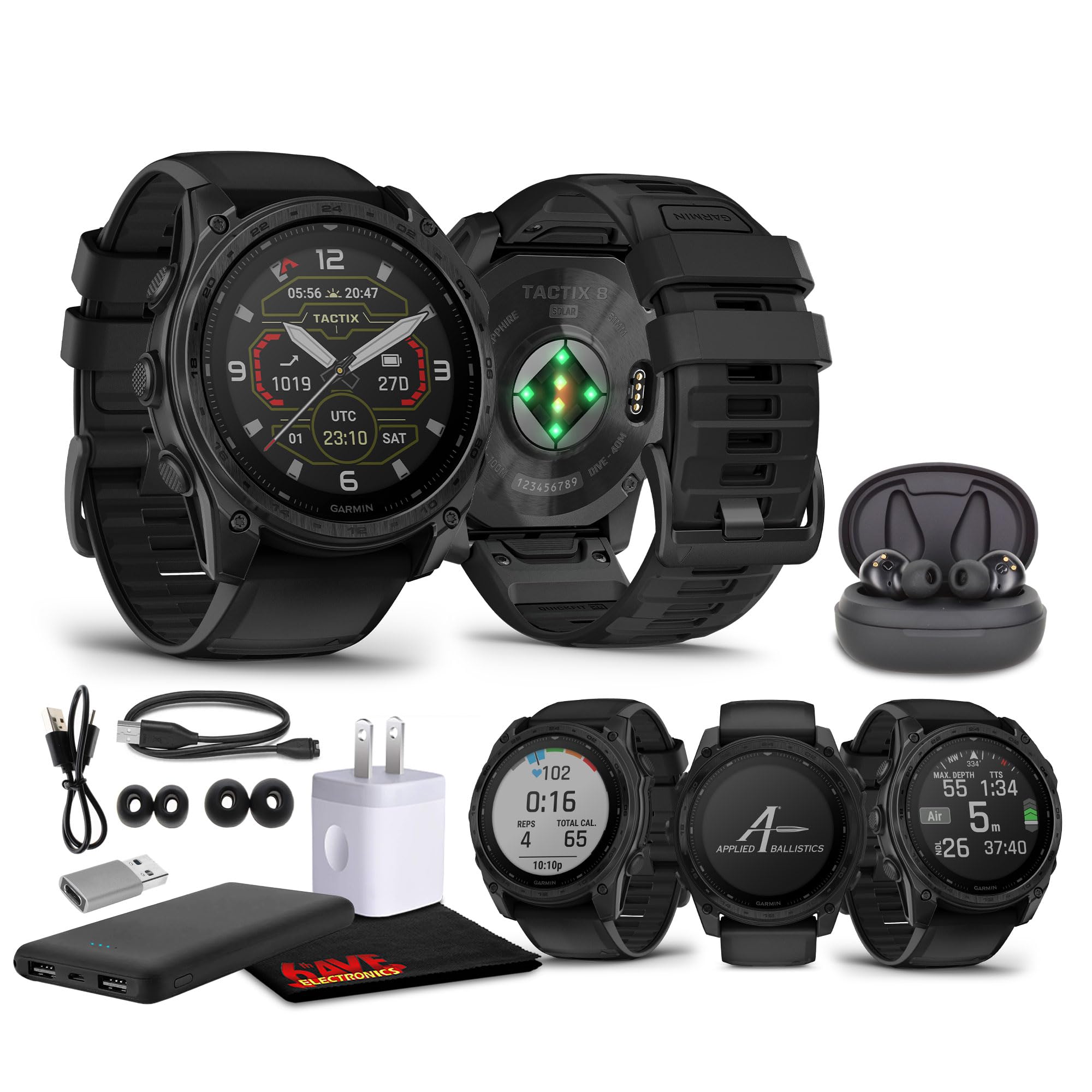 GARMIN ミリタリGPSウォッチ TACTIX8 51mm Amazon.com: Garmin Tactix 8 51mm Solar Charged Display Smart Watch