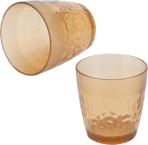 Miniatura 7 de Firlar Vasos acrílicos de 6.8 fl oz, taza de agua irrompible, vasos reutilizables de PC, vaso apilable para bebidas para fiesta en casa, agua, café,