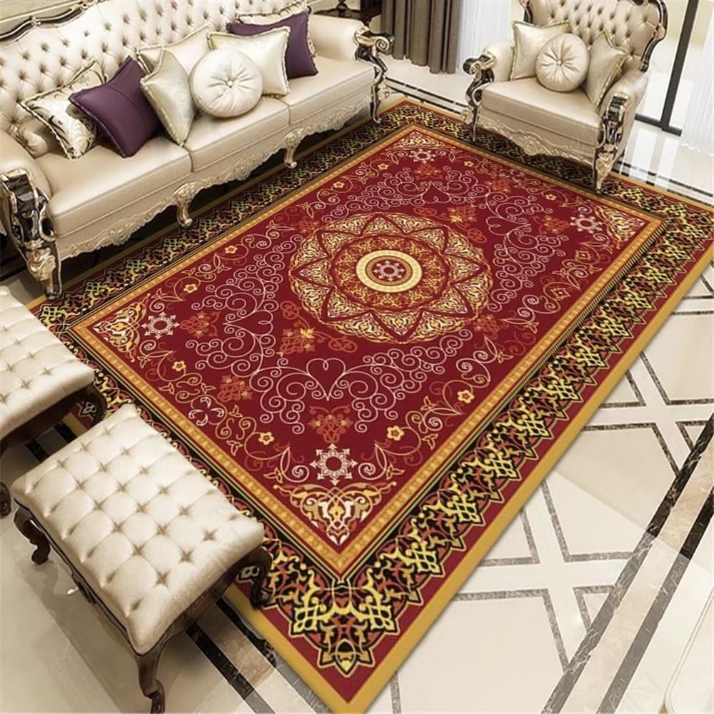 Tapis résistant aux acariens 100x200cm pour préserver les sols du salon