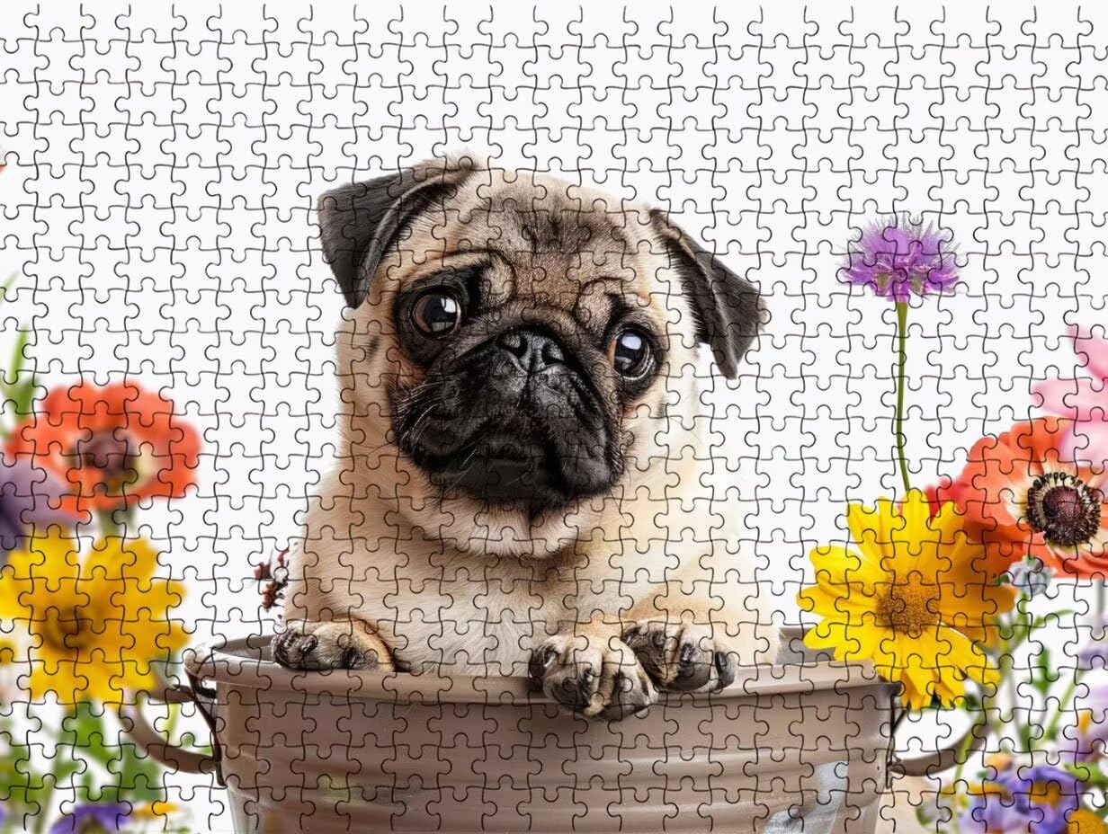 Cane Vaso, 2000 Pezzi Puzzle Classici, per Adulti YHPGL6-421