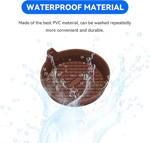 Miniatura 6 de Paquete de 4 posavasos para automóvil, portavasos empotrados de silicona para automóvil, impermeables, antideslizantes, a prueba de tambores,