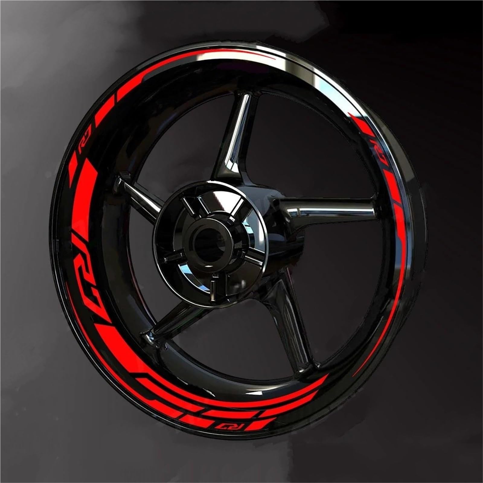 Wheel Stickers Motorcycle Reflective Wheel Decal for YZF-R7 YZF R7 YZFR7 Rim Stripe Decals Waterproof Hub Stickers Rim Reflective Decal