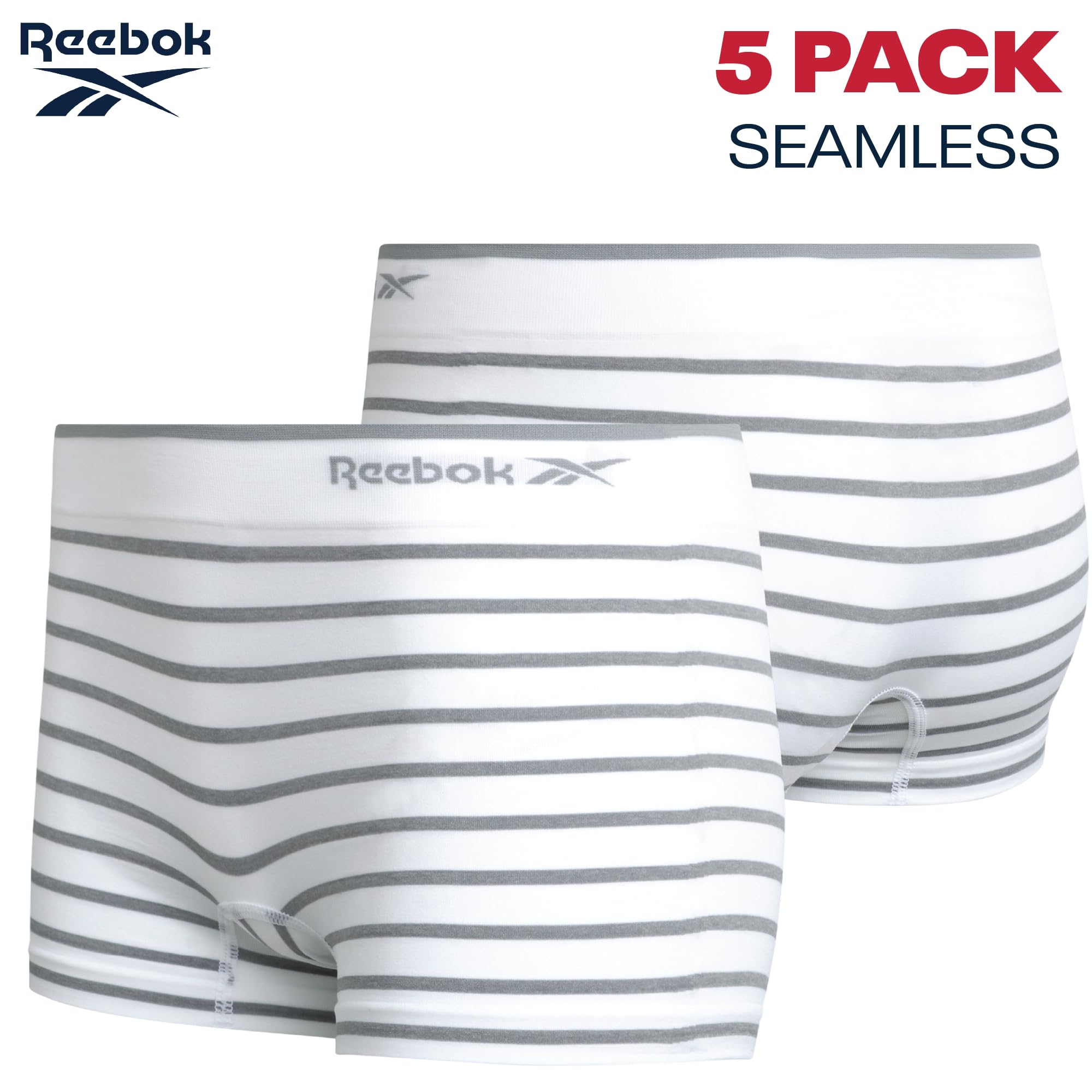 Reebok Rdw 5pk S Boyshort Ropa Interior para Hombre Mujer (Pack de 5)