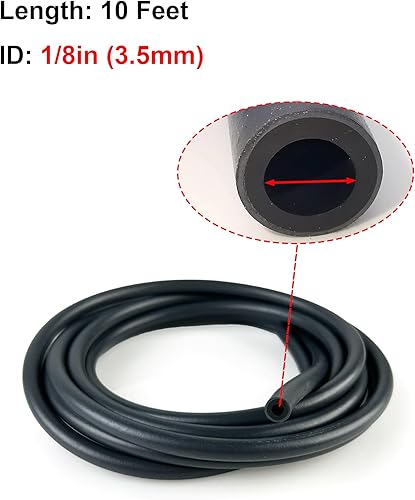 Miniatura 14 de YAMAKATO Manguera de línea de combustible de 10 pies y 1/4 pulgadas ID para motores y generadores Kawasaki Kohler Briggs & Stratton de gasolina