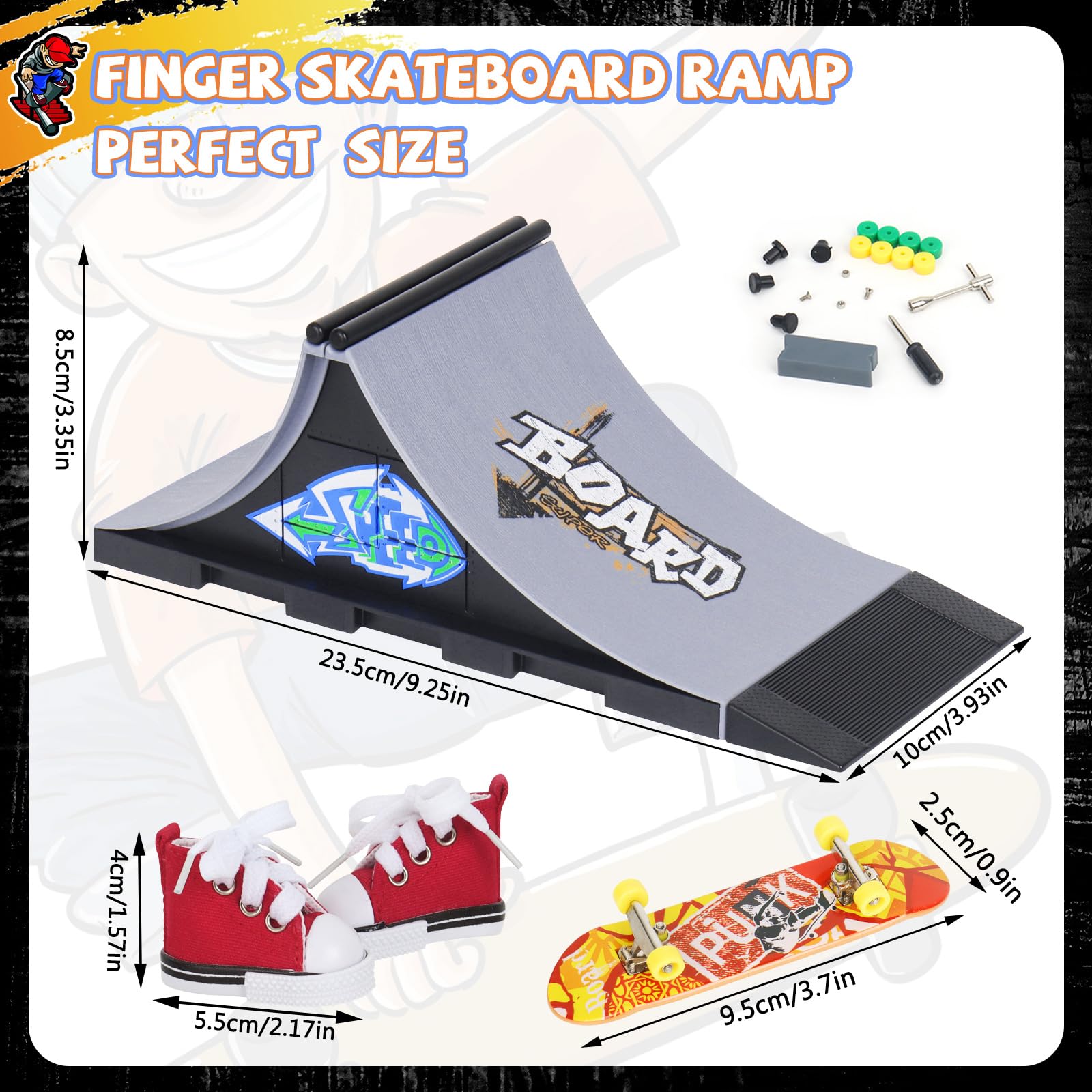 Tech Deck Finger Board Skate Park Pièces Rampe Finger Board Ultimate Parks 92b P 1030538