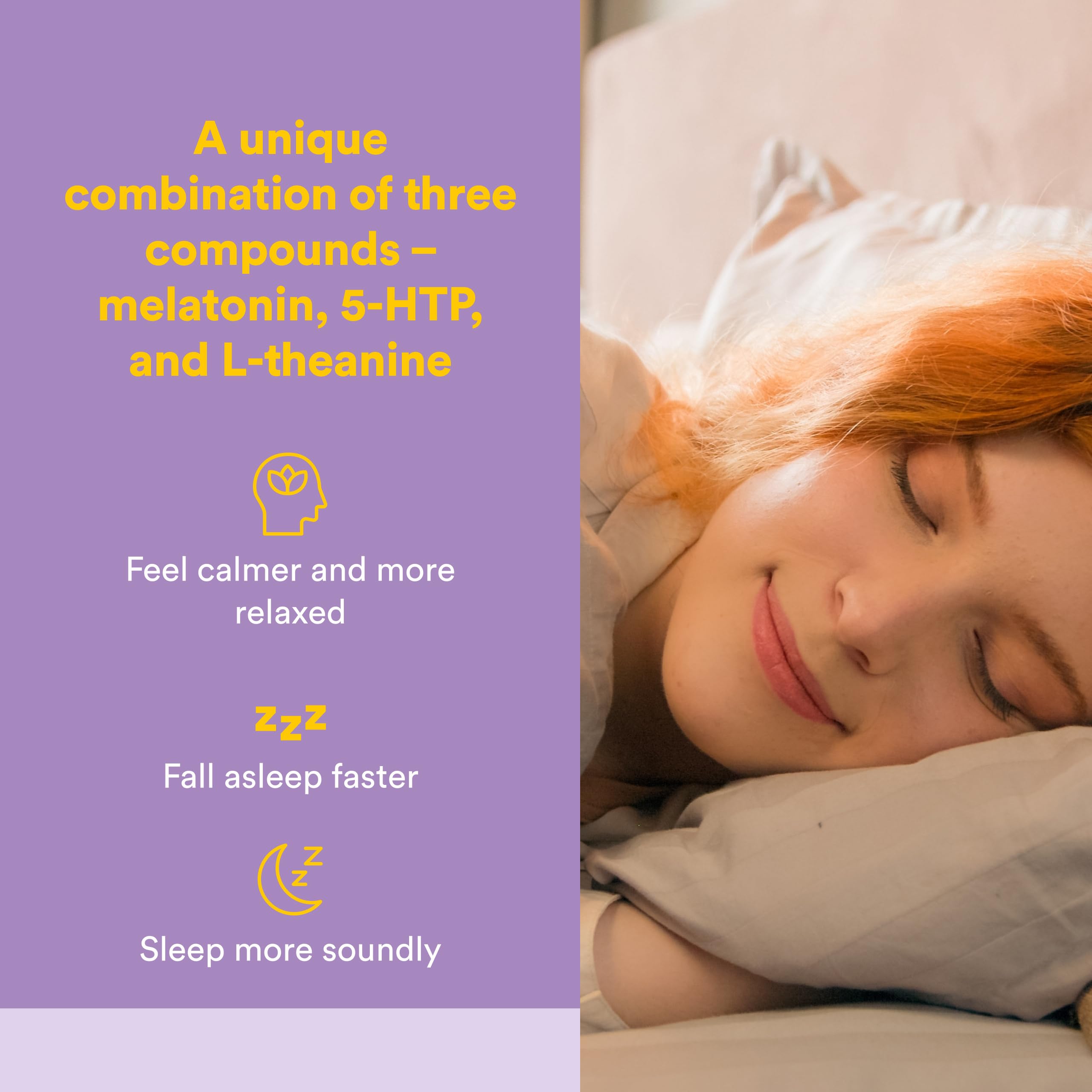 Natural Factors Tranquil Sleep, Melatonin & L-Theanine, 90 Enteric Softgels — Amazon image 2