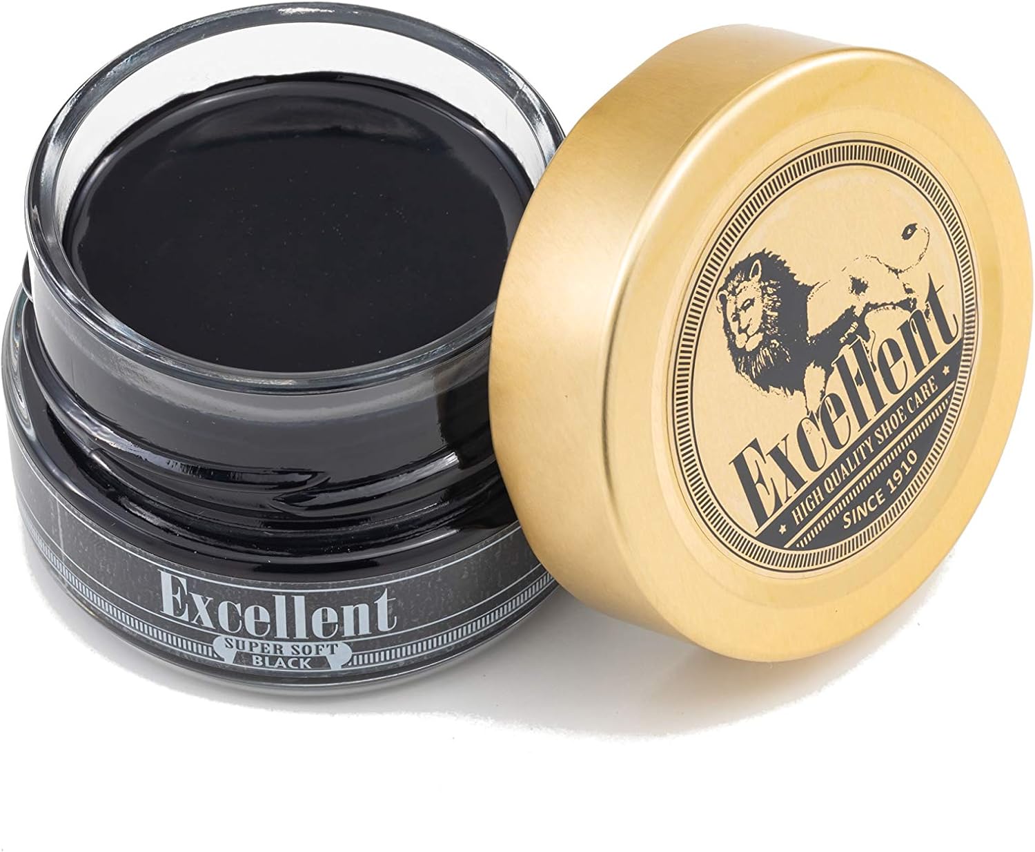 Amazon | ライオン靴クリーム本舗 エクセレントクリーム 68g ブラック