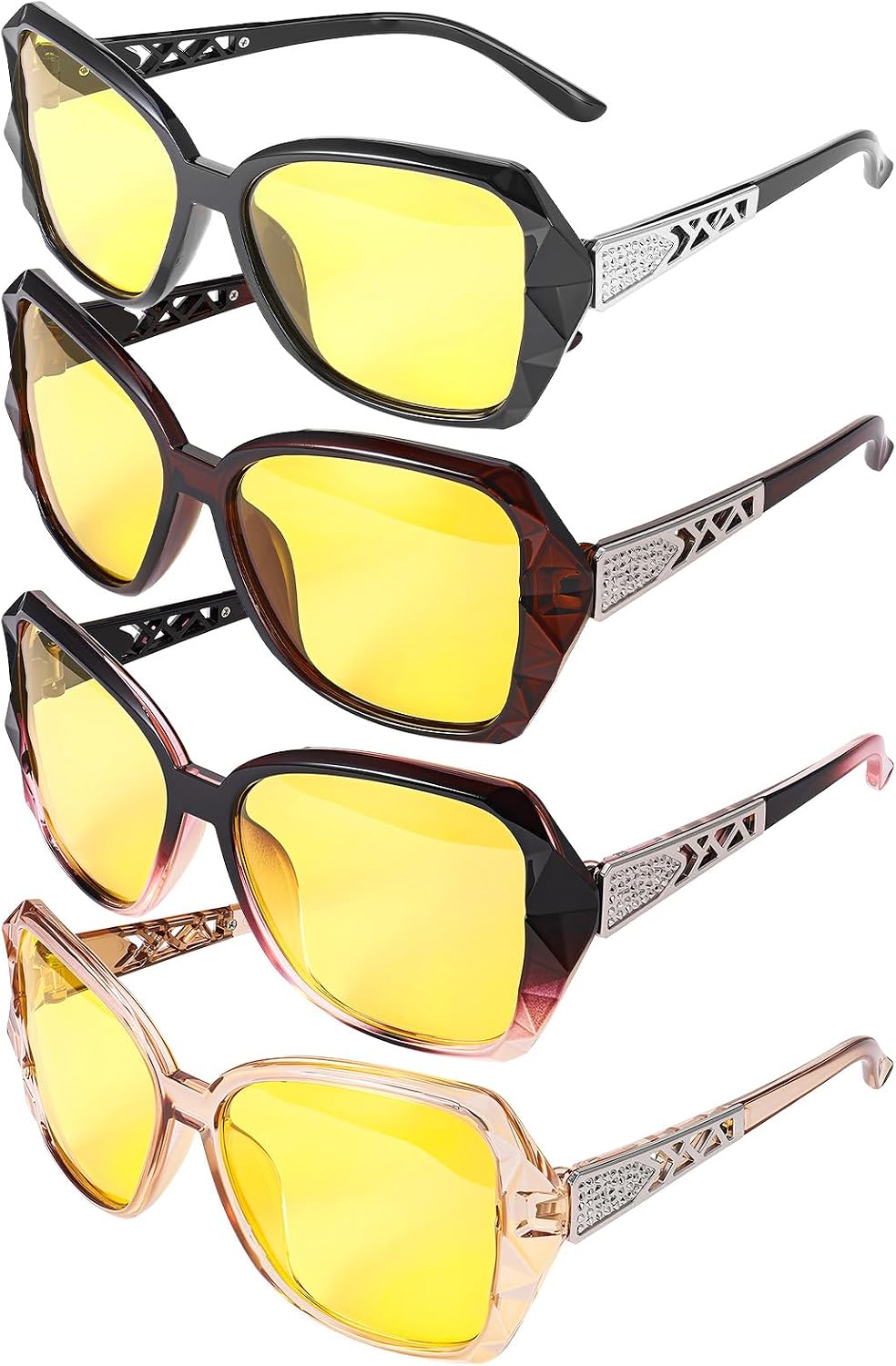 Gafas de sol grandes para mujer DragonflyDreams 4 unidades miniatura 1