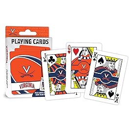 MasterPieces Family Games - NCAA Virginia Cavaliers Playing Cards - Officially Licensed Playing Card Deck for Adults, Kids, and Family