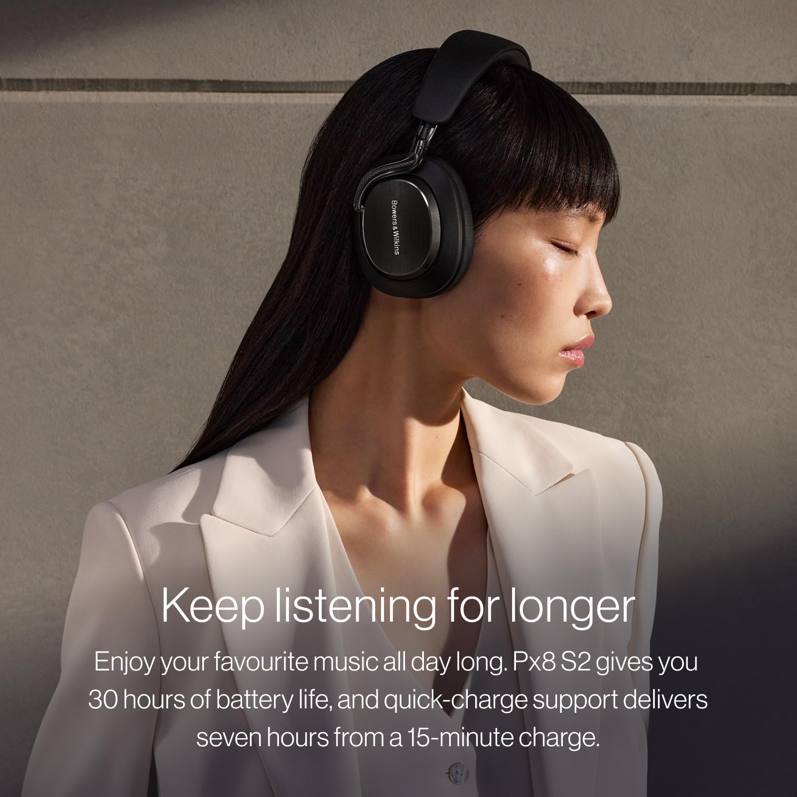 Bowers & Wilkins Px8 S2 ônix preto | Amazon.com.br
