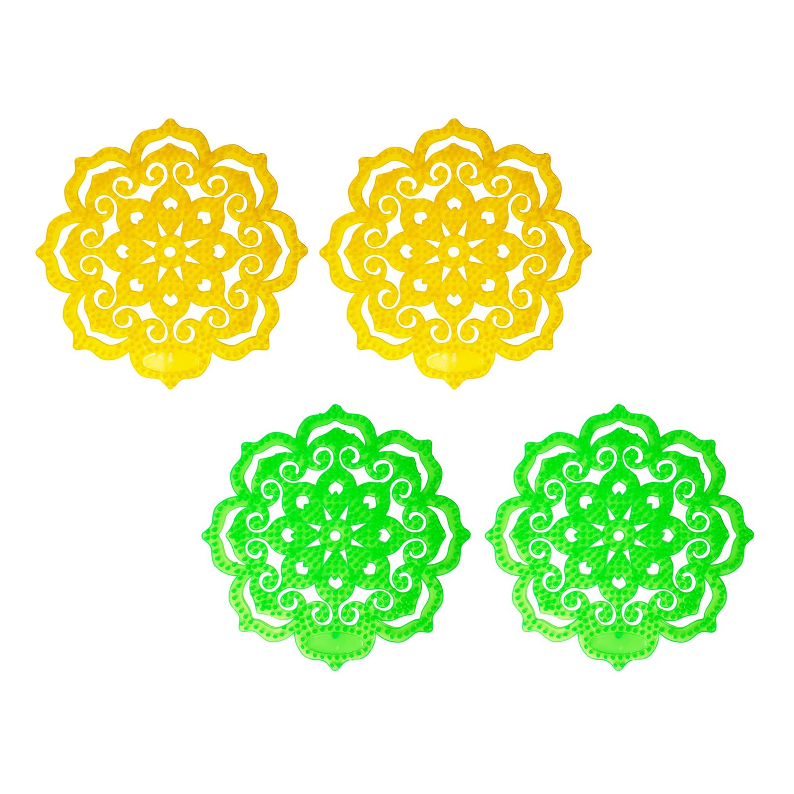 Zxfdsfdbnm Men's 2 Yellow 2 Green Urinal Scented Screen Toilet Urinal Deodorants Mats Screens Deodorizer Fragrances Restroom Cover Toilet Supply Fragrances Bactericidal Deodorizer