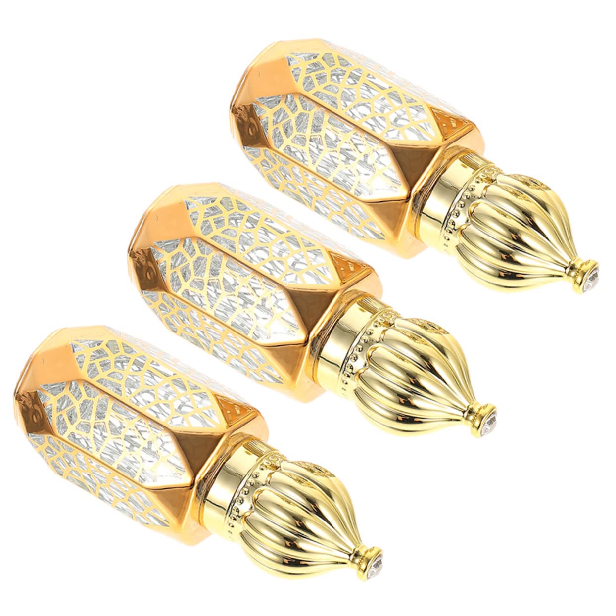 Mikinona 4 Sets Rollerflaschen Für Öle Glasflaschen Parfüm Auslaufsicheres Reiseset 3 Stück * 4