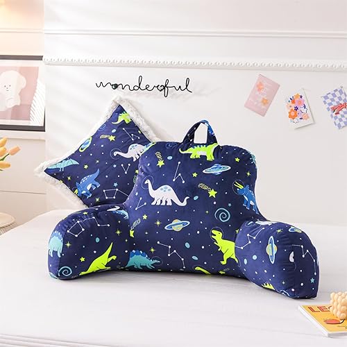 Miniatura 5 de Meeting Story Almohada de lectura para sentarse en la cama con soporte para el cuello, almohadas de respaldo con brazos para leer y trabajar