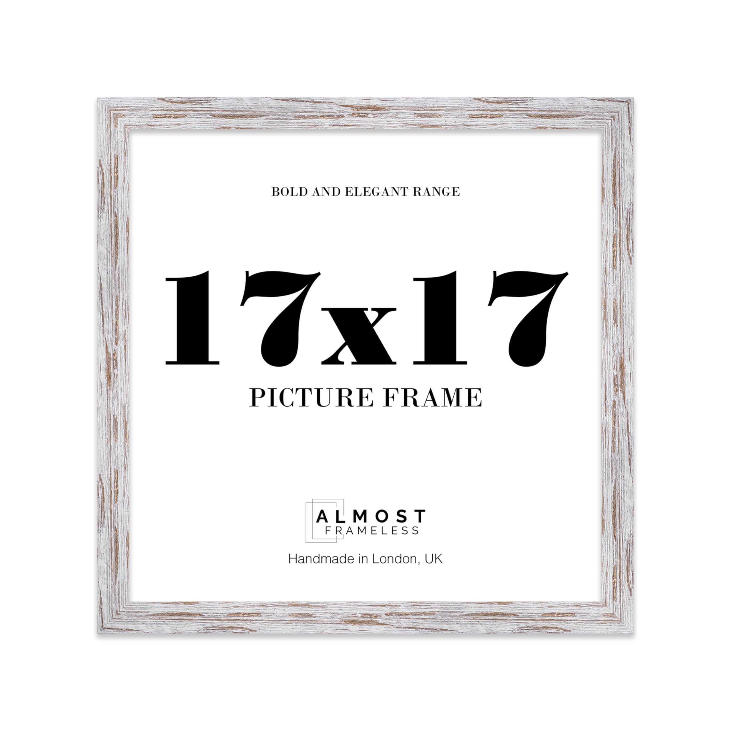 17x17 Photo Frame, Display 17x17 Pictures (35.6 x 27.9cm) Picture Frame for wall Display - Distressed Wood - 1 Pack โ image 1
