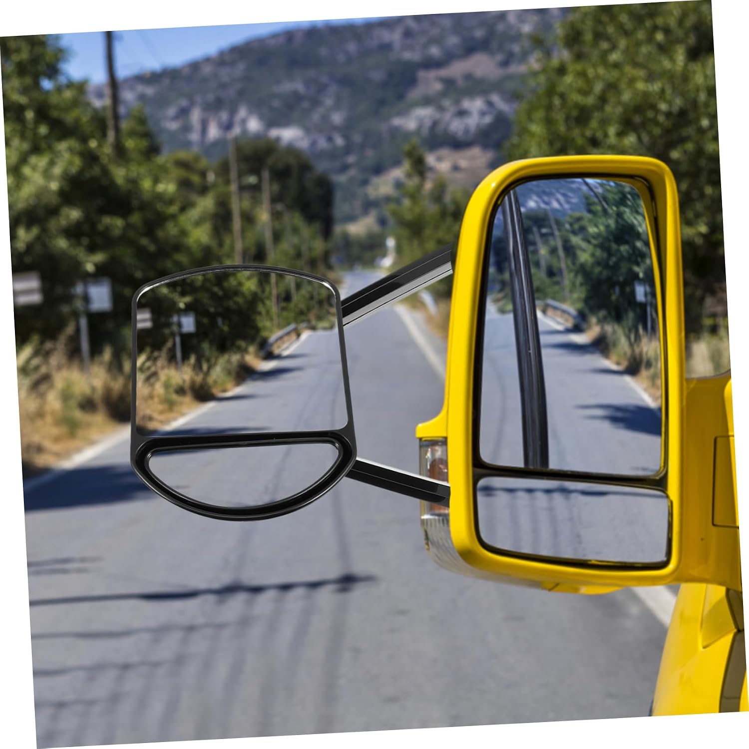 Extended Towing Mirror Rearview Mirror for Cars Rvs and Trailers High-definition Convex Lens for Enhanced Visibility and Safety Easy Installation