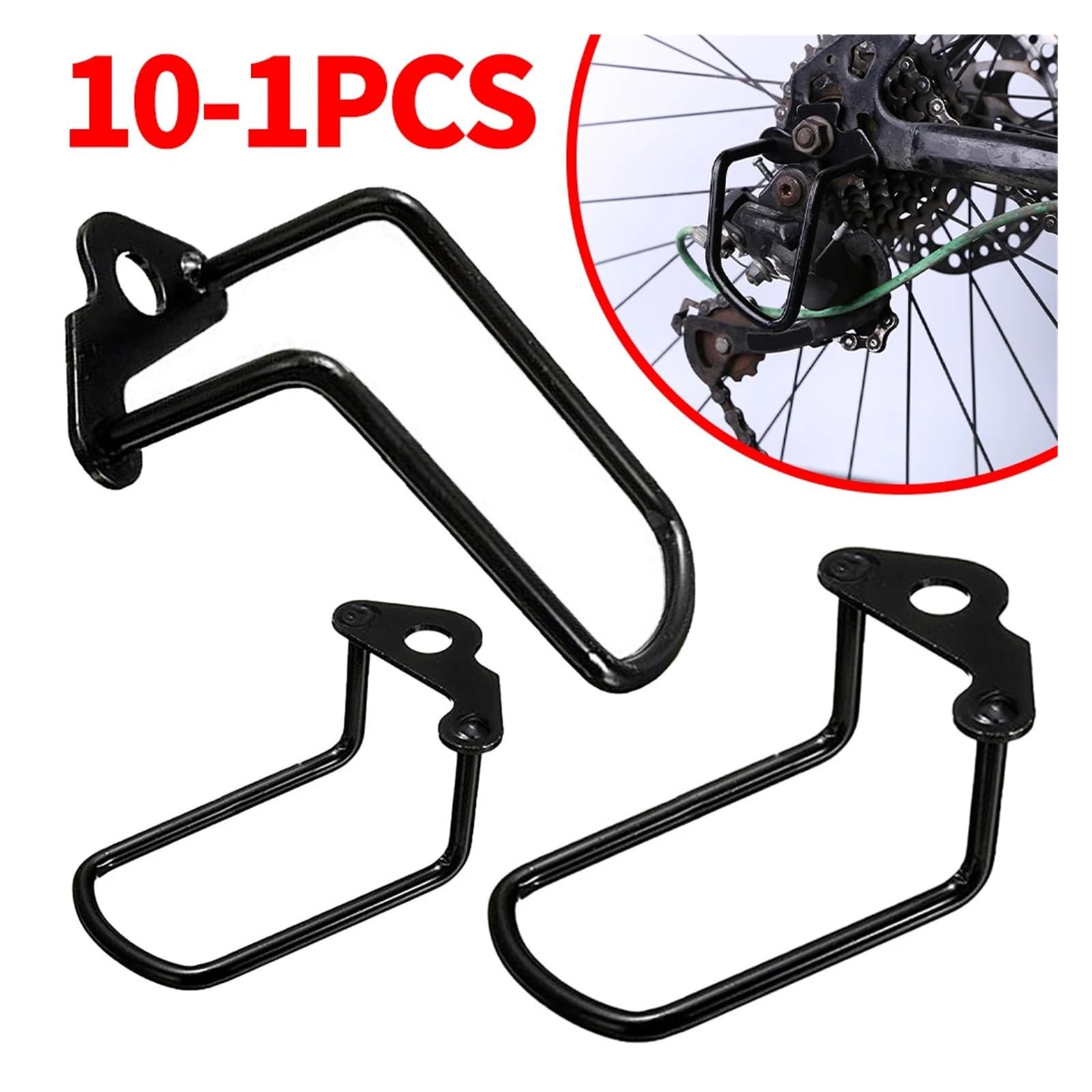 Schaltwerkschutz Fahrrad Metall Schaltwerk Schutz Bike Gear Hinten Mountain Road Kette Aluminium Zubehör