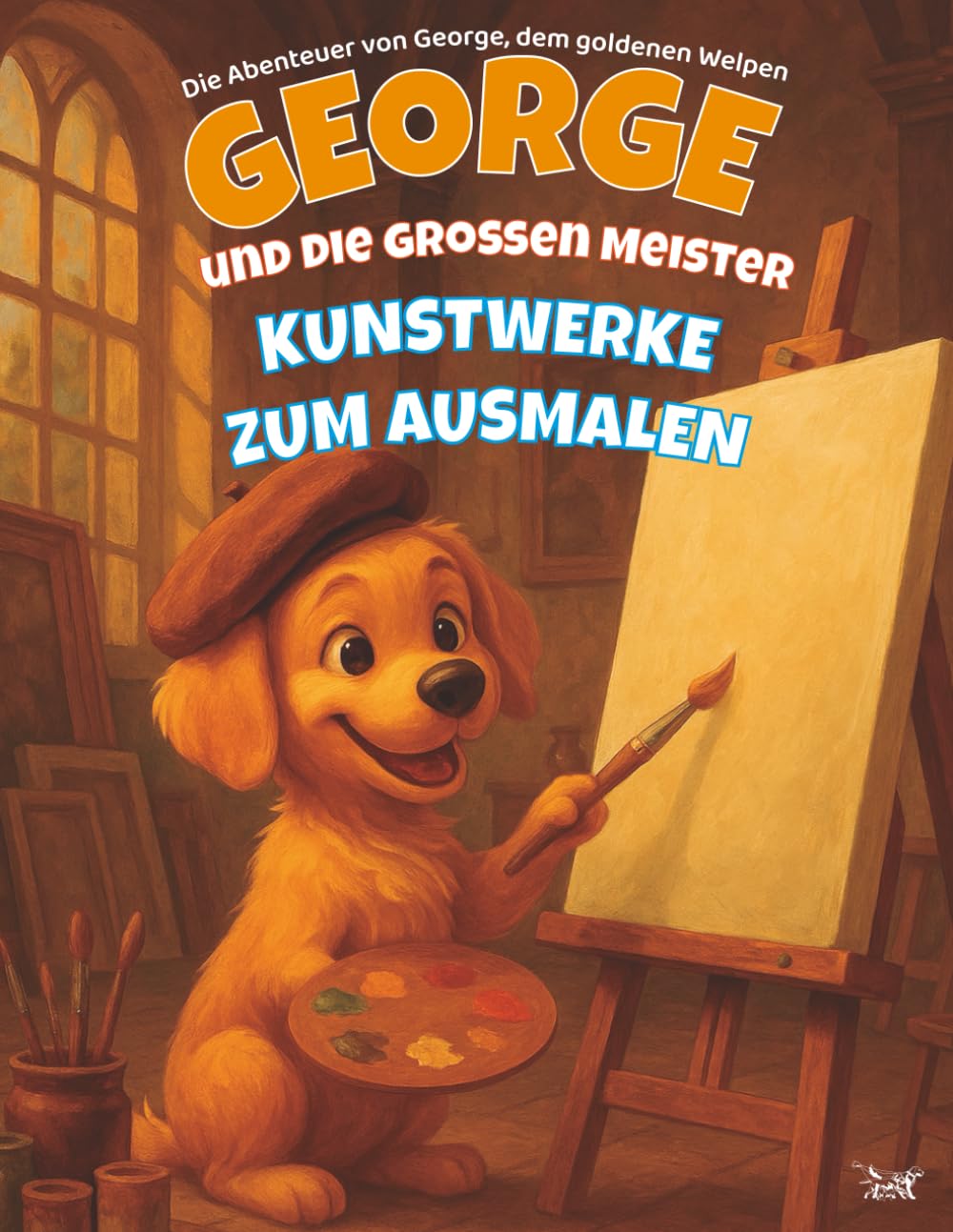 GEORGE und die Großen Meister – Kunstwerke zum Ausmalen (Die Abenteuer von George, dem goldenen Hund)
