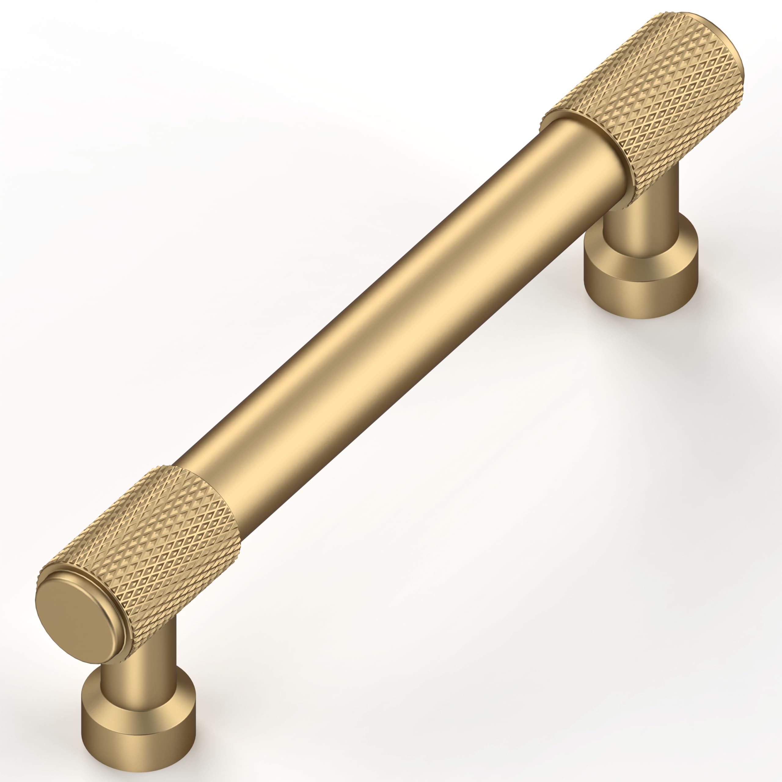 Talentedeco 10 Pack Champagne Bronze Pulls, 96mm(3.8Inch) Center to Center Hole Center, Kitchen Cabinet Handles for Drawer Dresser, Cupboard and Wardrobe