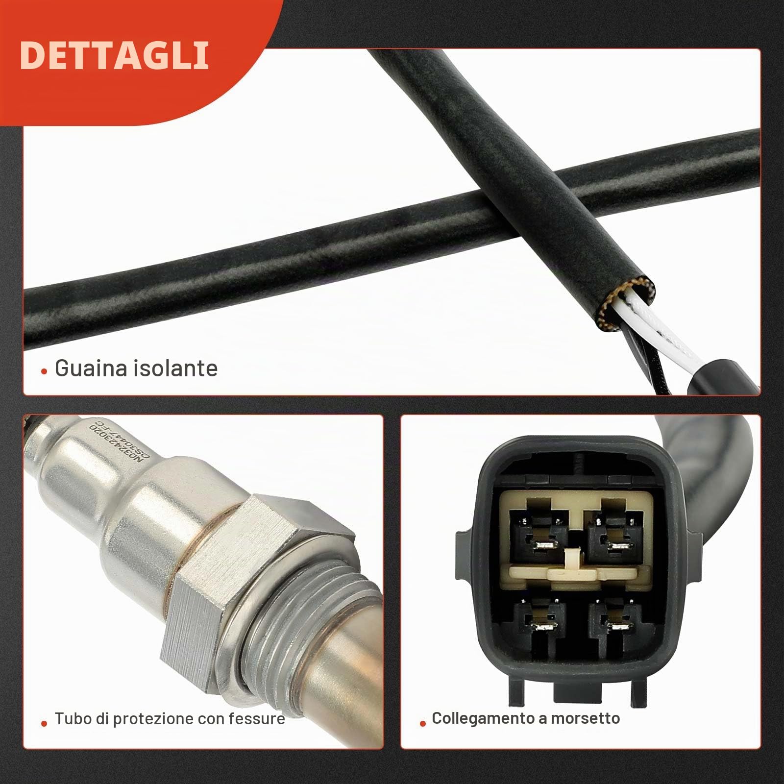 Frankberg Sonda di controllo 894650H030 | Compatibile con: Yaris Box/Hatchback P13, Aygo B4, Yaris P13, 108, C1 II PA PS