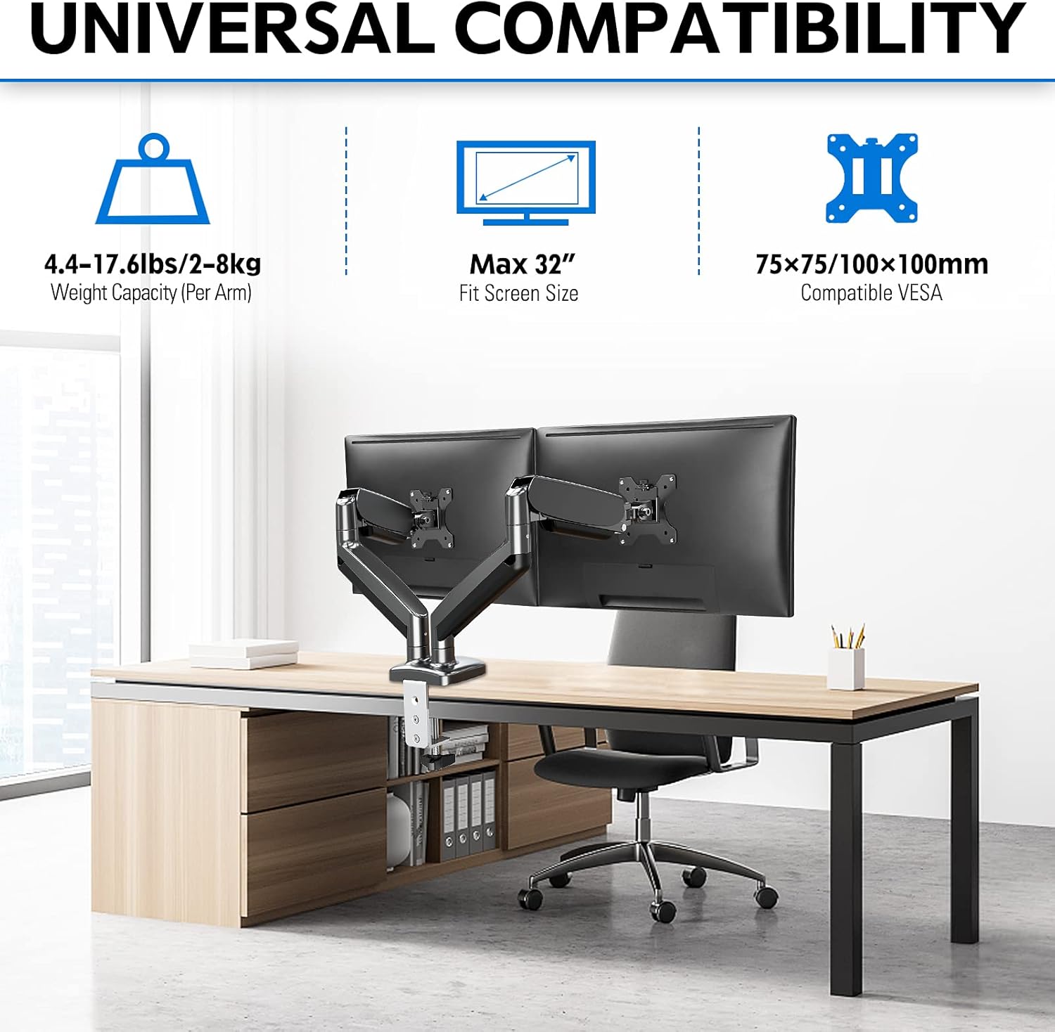 Bеѕt Prоmо MOUNTUP Dual Monitor Stand, Fully Adjustable Gas Spring Dual Monitor Mount, Monitor Desk Mount with C Clamp, Grommet Mounting Base, Double Monitor Arm for 2 Computer Screen up to 32 Inch, MU0005 Flаѕh Dеаlѕ - 70% оƒƒ MOUNTUP Dual Monitor Stand, Fully Adjustable Gas Spring Dual Monitor Mount, Monitor Desk Mount with C Clamp, Grommet Mounting Base, Double Monitor Arm for 2 Computer Screen up to 32 Inch, MU0005