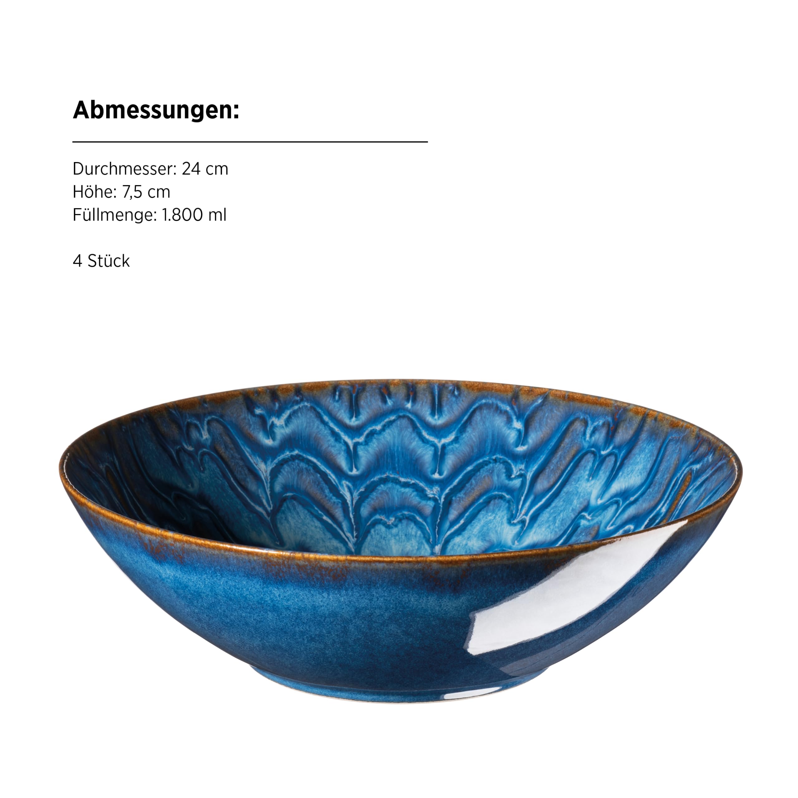 MÄSER Schüssel-Set, Steinzeug Tinka