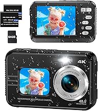 4K Underwater Camera with 64GB Card