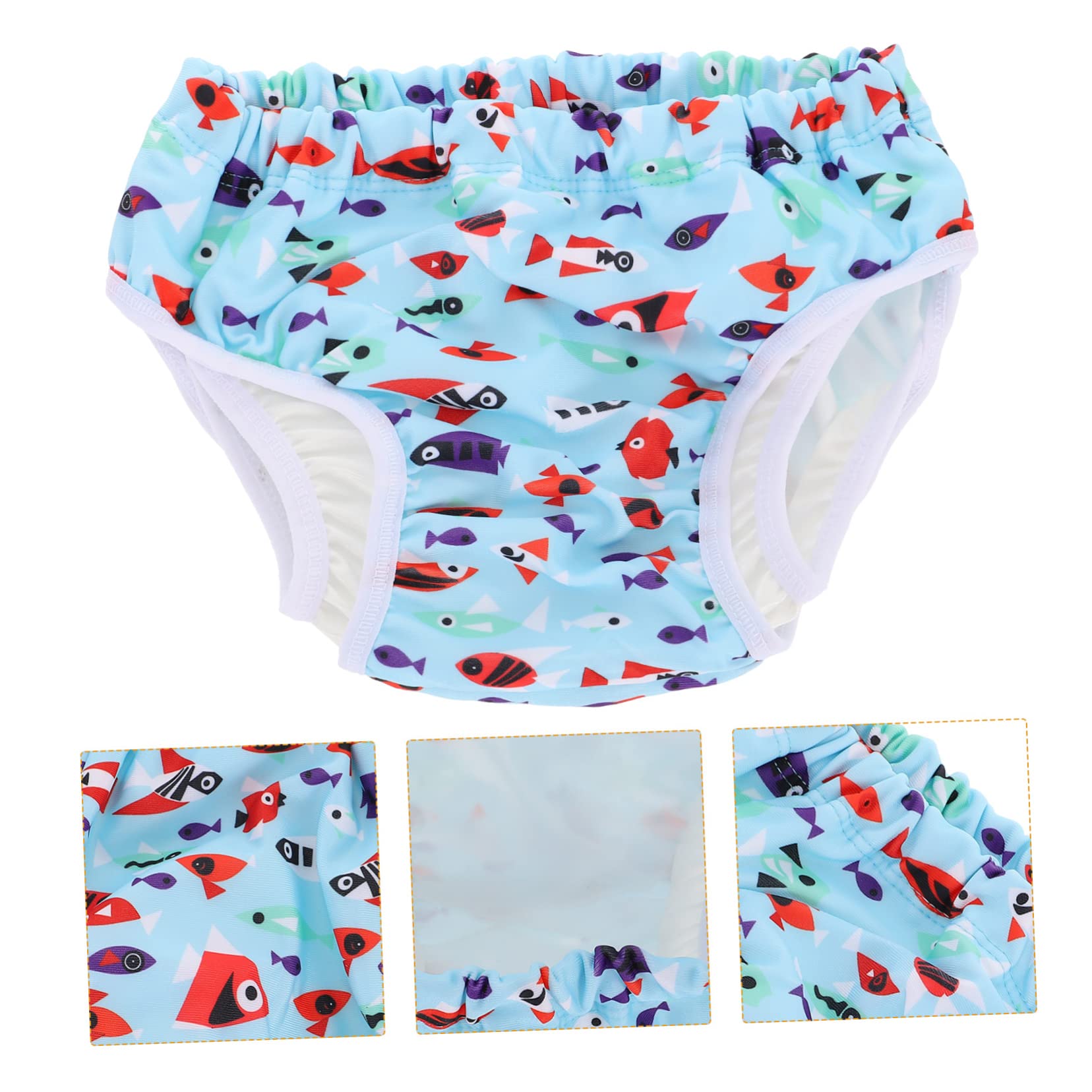 2piezas Pañal De Natación Reutilizable Para Bebés Lavable y Transpirable Para De Natación Diseño De