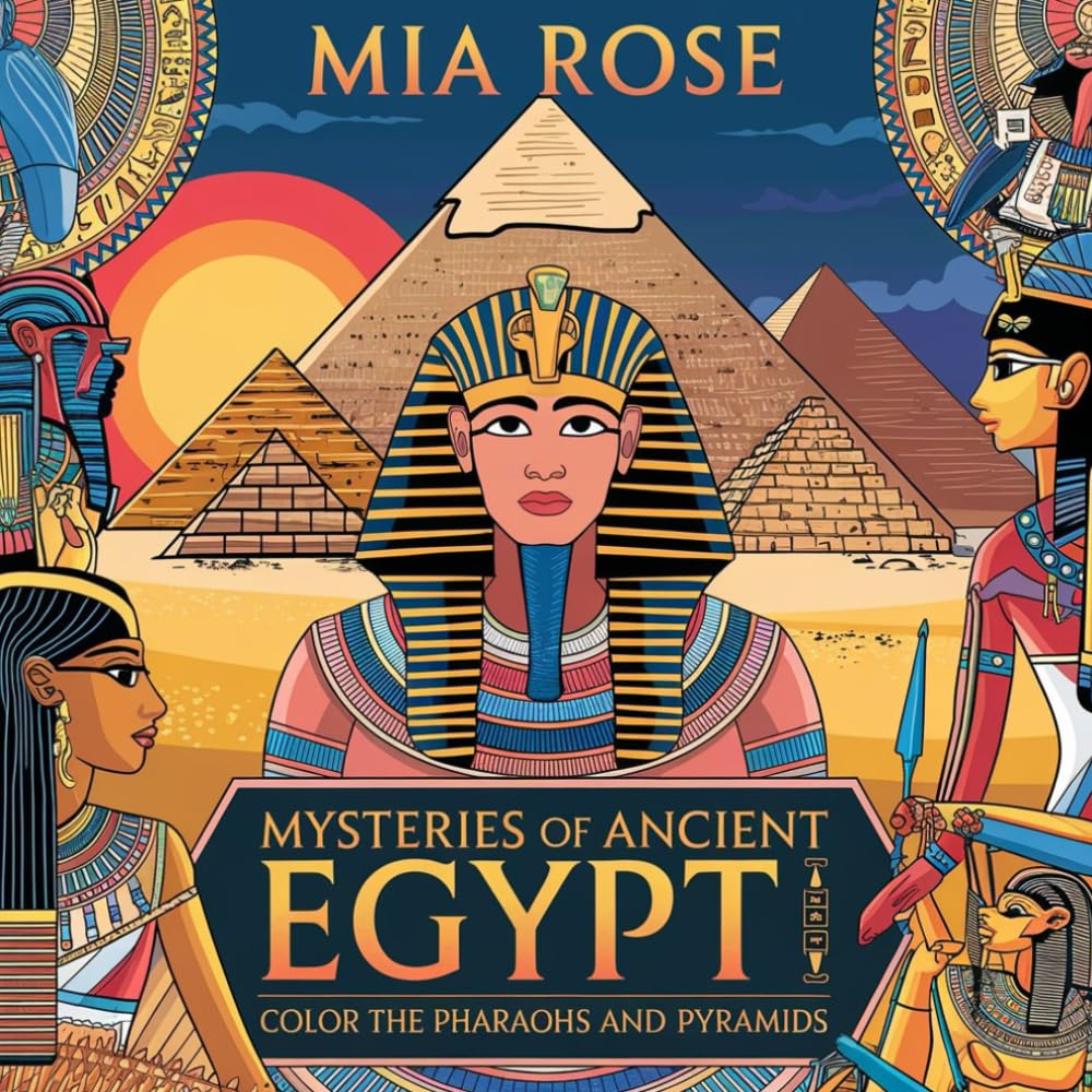 Mysteries of Ancient Egypt: Color the Pharaohs and Pyramids – A Stunning Coloring Adventure (The ancient civilizations)