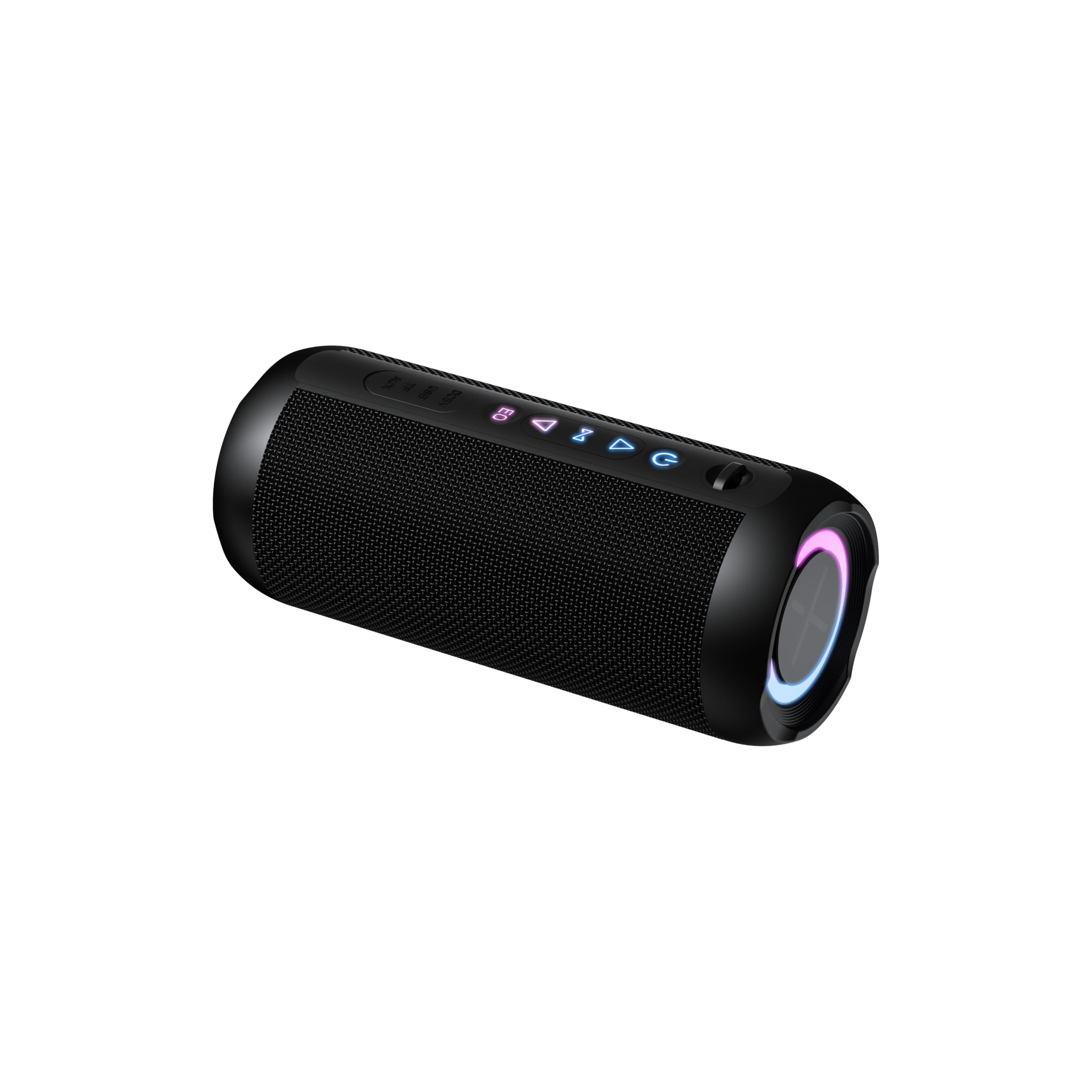 Image showing the taopodo S18 Portable Speaker and its included power cable.