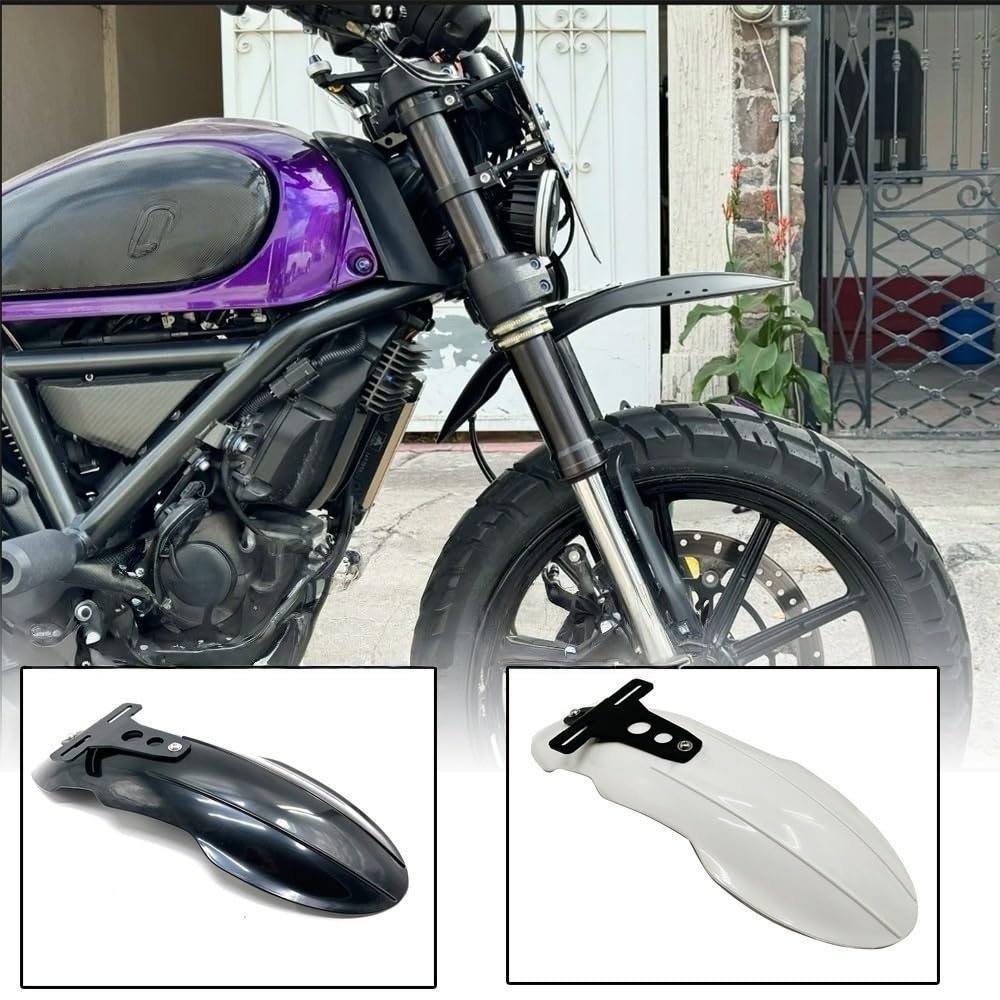 osłony kół przednich do motocykli Pasuje Do D&ucati Scrambler 400 Sixty2 800 2016-2023 Motocykl Przedni Błotnik Rozszerzenie Obudowa Ochronna(Fuel tank cover)