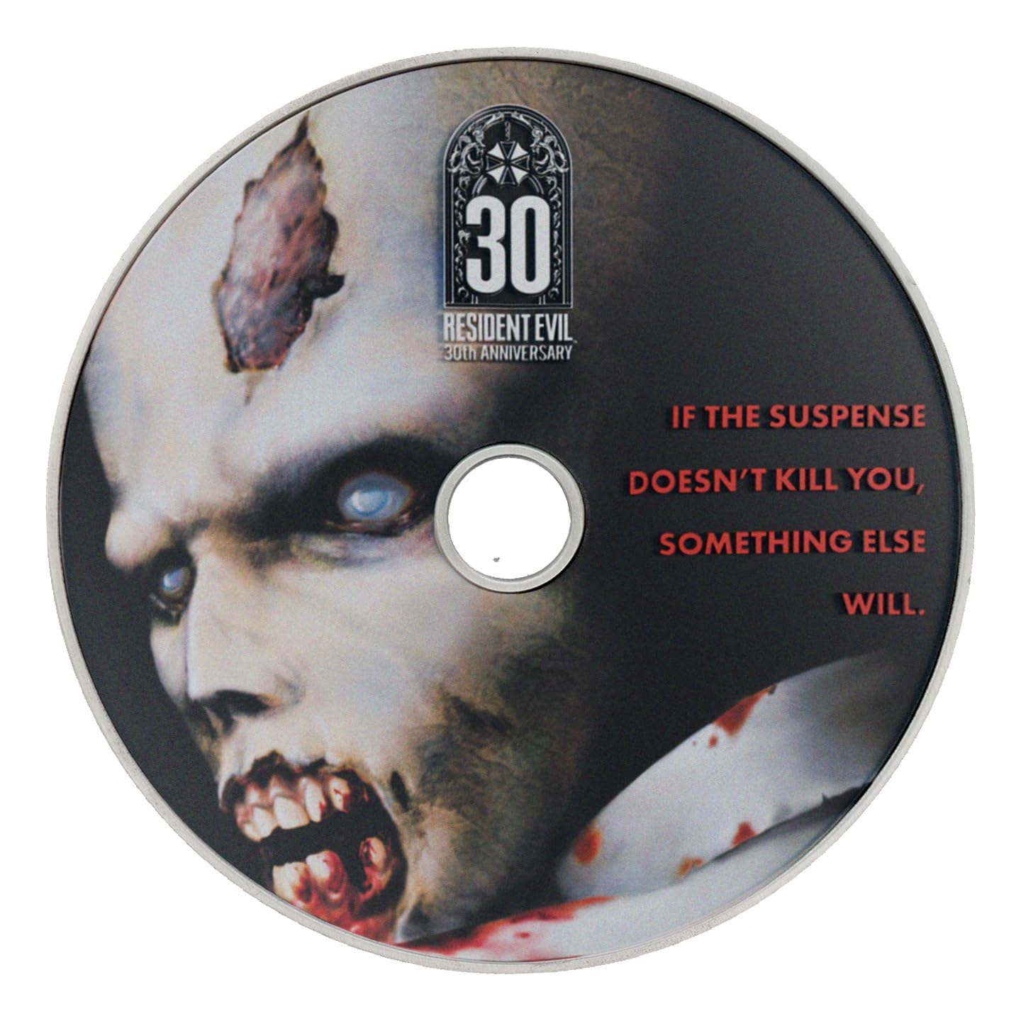 FaNaTtik Resident Evil 30th Anniversary Limited Edition CD-ROM Collectible - Individually Numbered Metal Replica, PS1 Style Display Case, Official Gaming Memorabilia